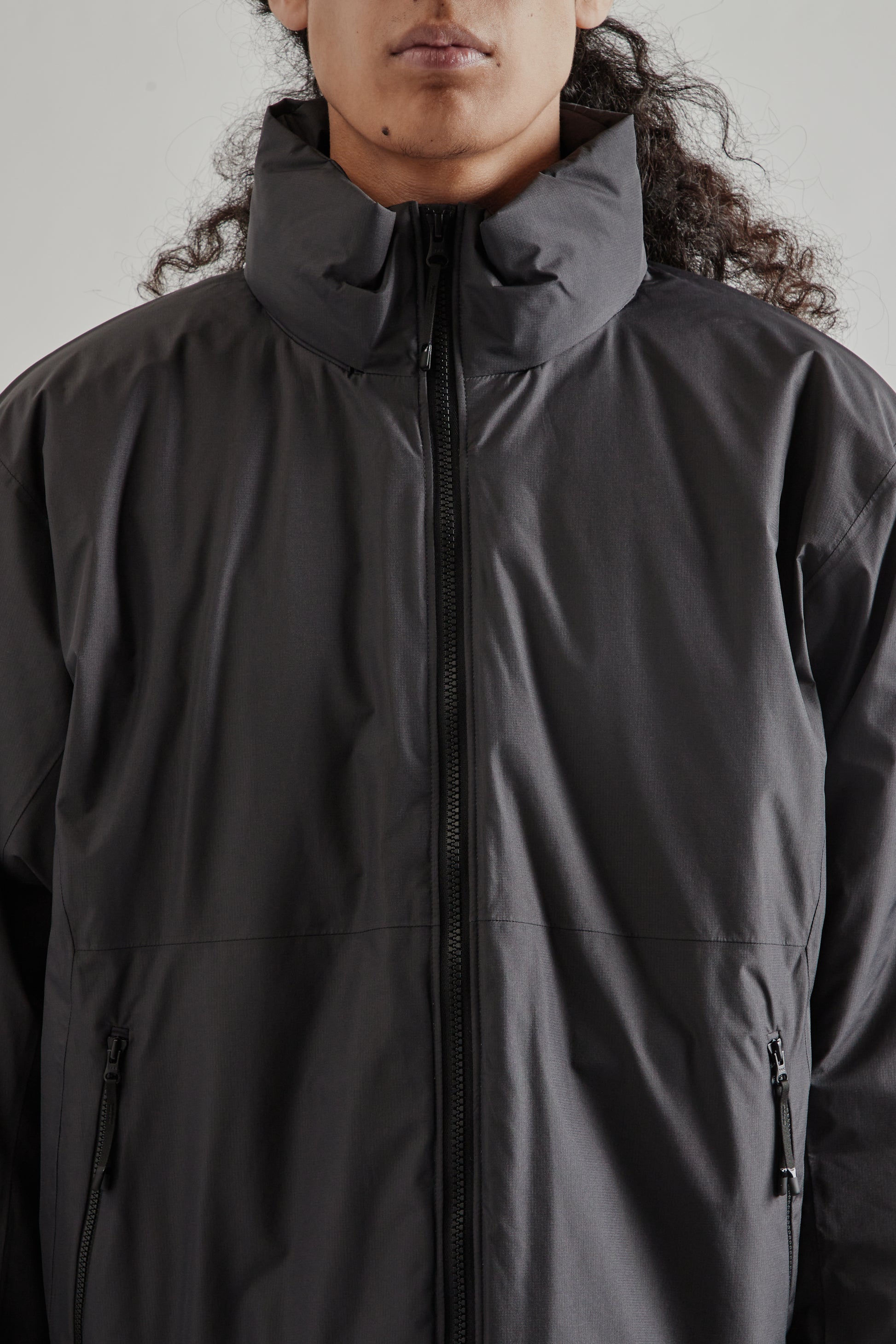 Goldwin FW25 Windstopper by Gore-Tex Labs Puffy Jacket Charcoal12
