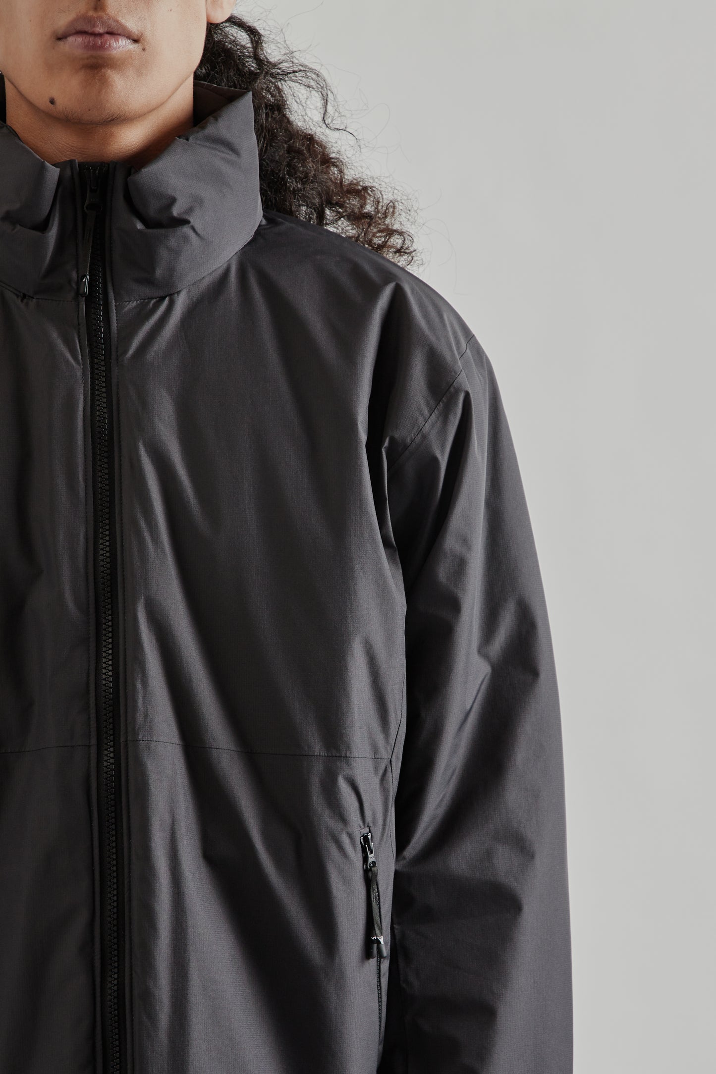 Goldwin FW25 Windstopper by Gore-Tex Labs Puffy Jacket Charcoal13