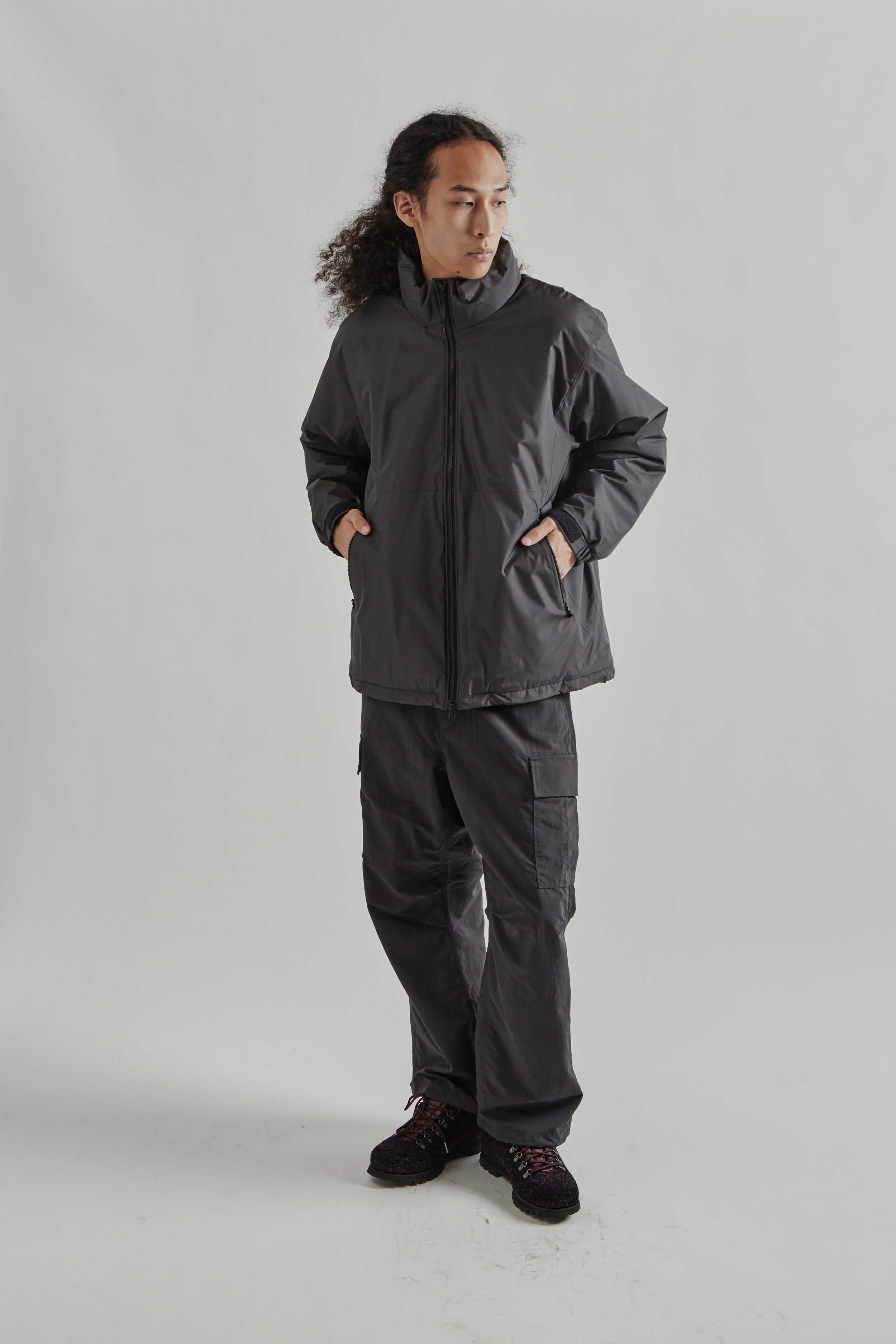 Goldwin Windstopper by Gore-Tex Labs Puffy Jacket - Charcoal