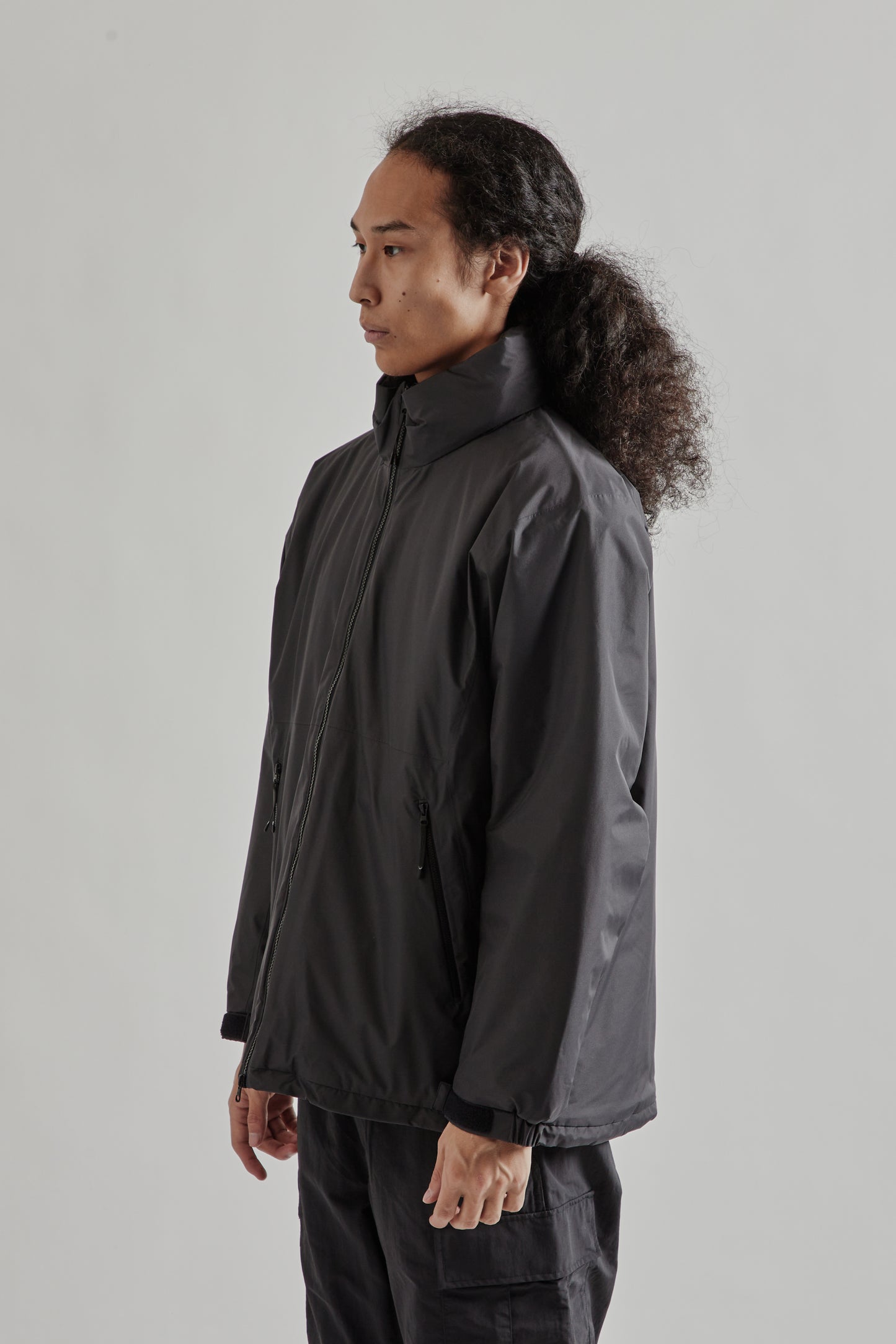 Goldwin FW25 Windstopper by Gore-Tex Labs Puffy Jacket Charcoal4