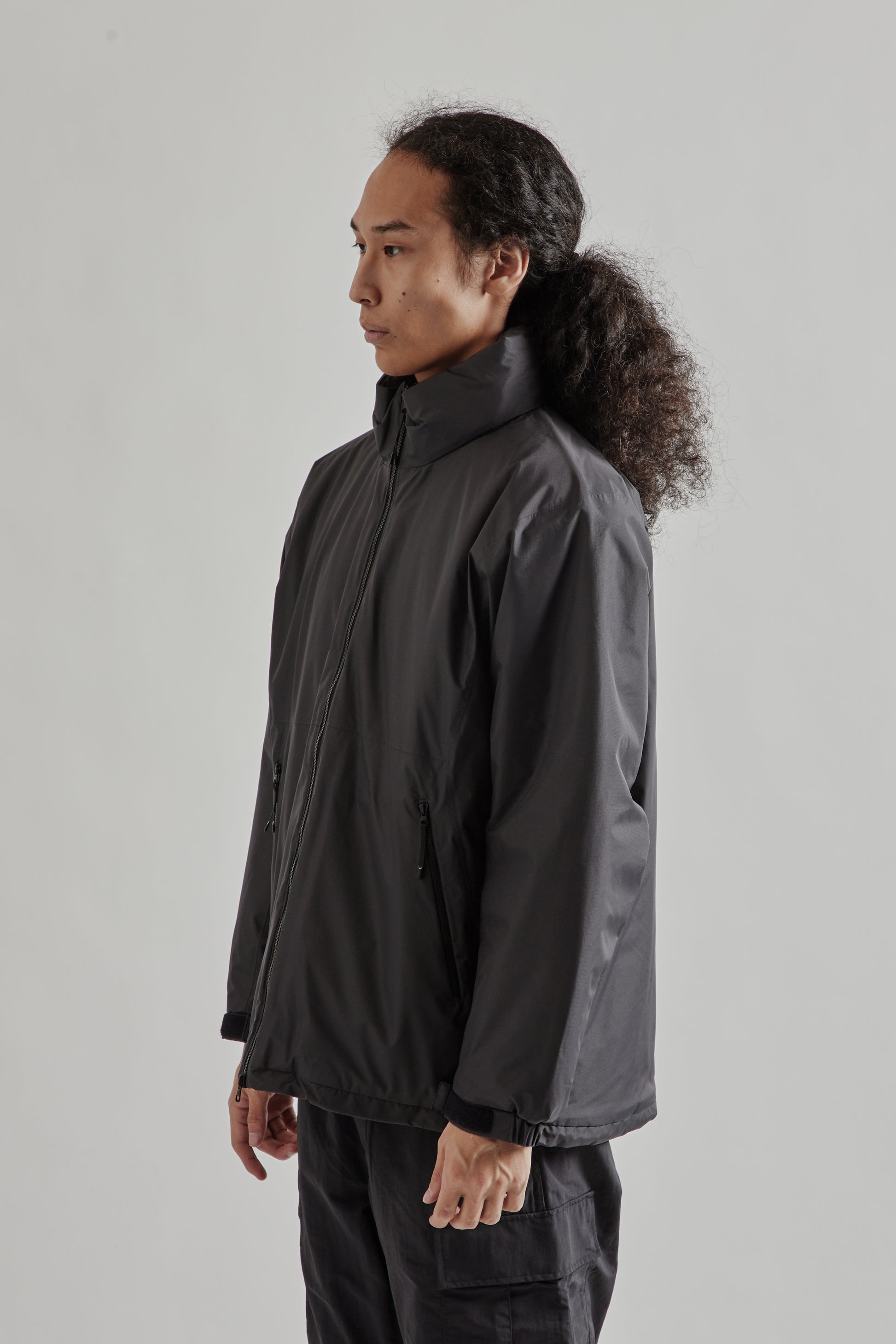 Goldwin FW25 Windstopper by Gore-Tex Labs Puffy Jacket Charcoal4