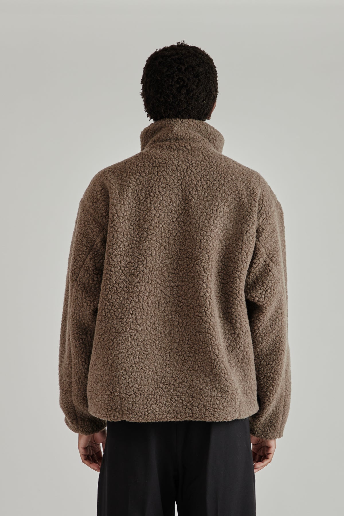 Deep Pile Fleece Jacket - Morel