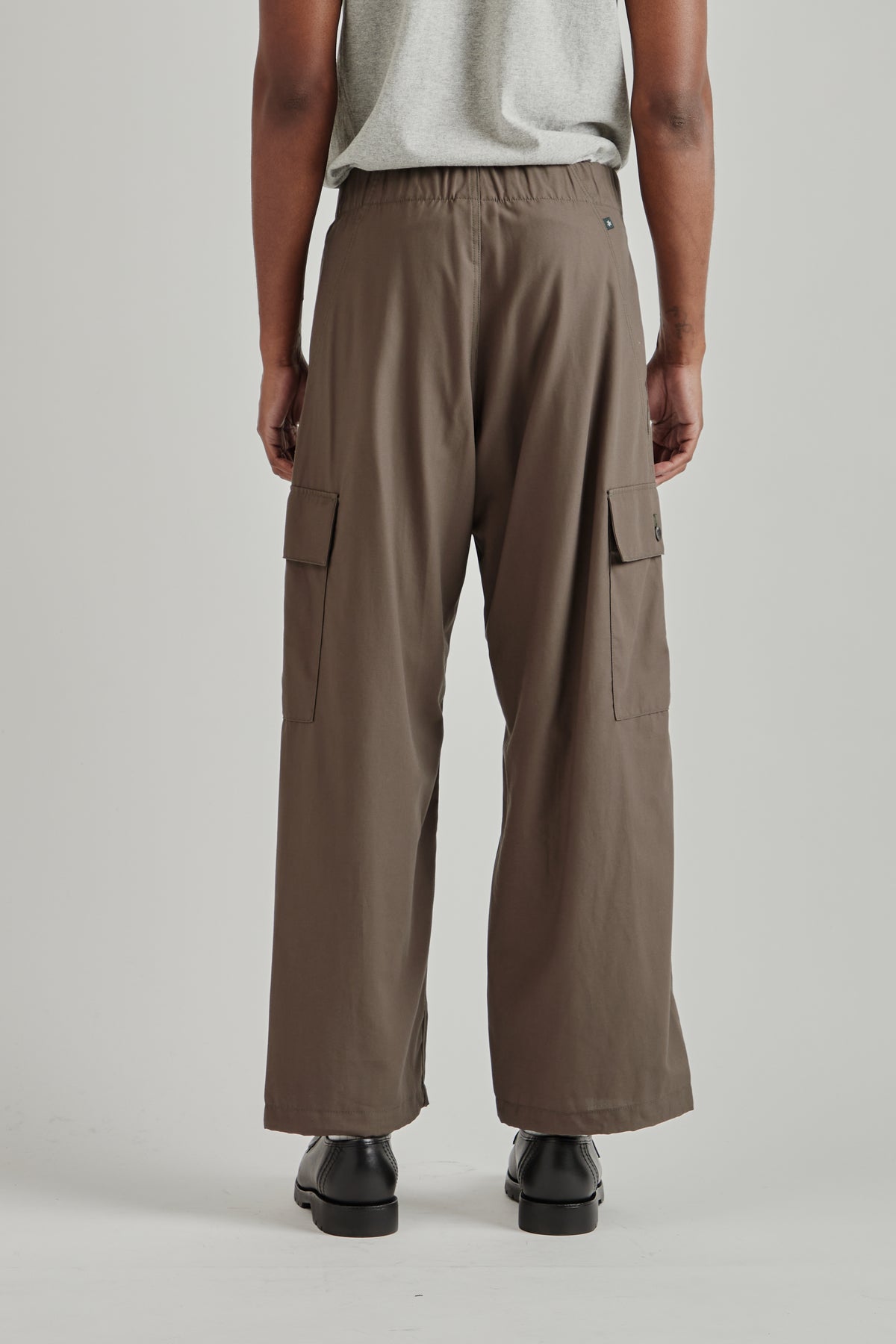 Light Oxford Cargo Pants - Espresso