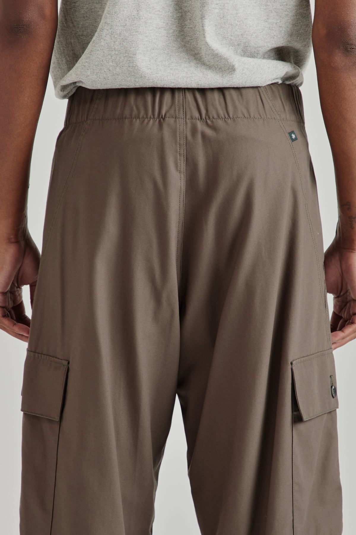 Light Oxford Cargo Pants - Espresso
