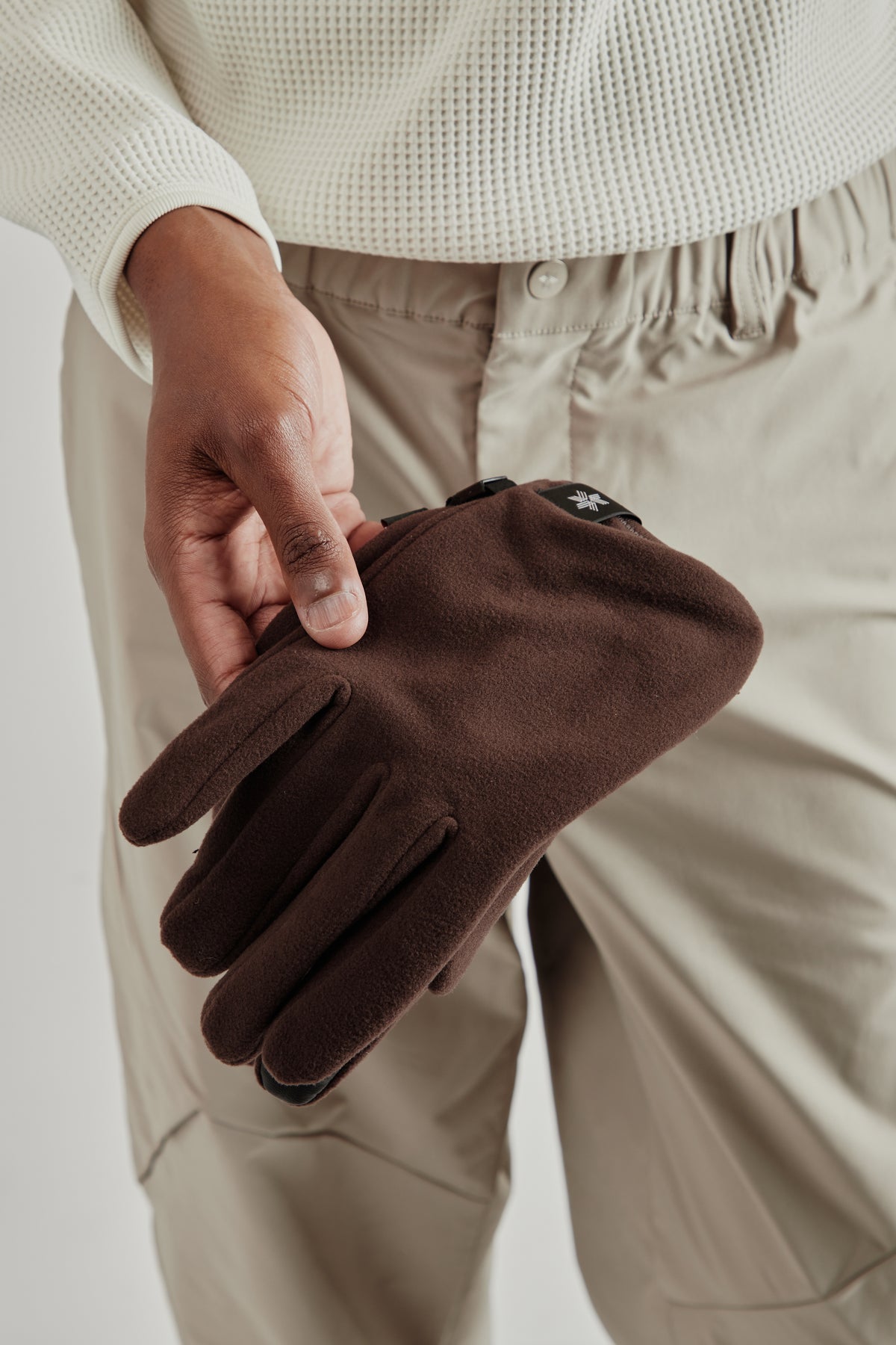 POLARTEC Wind Pro Gloves - Jet brown