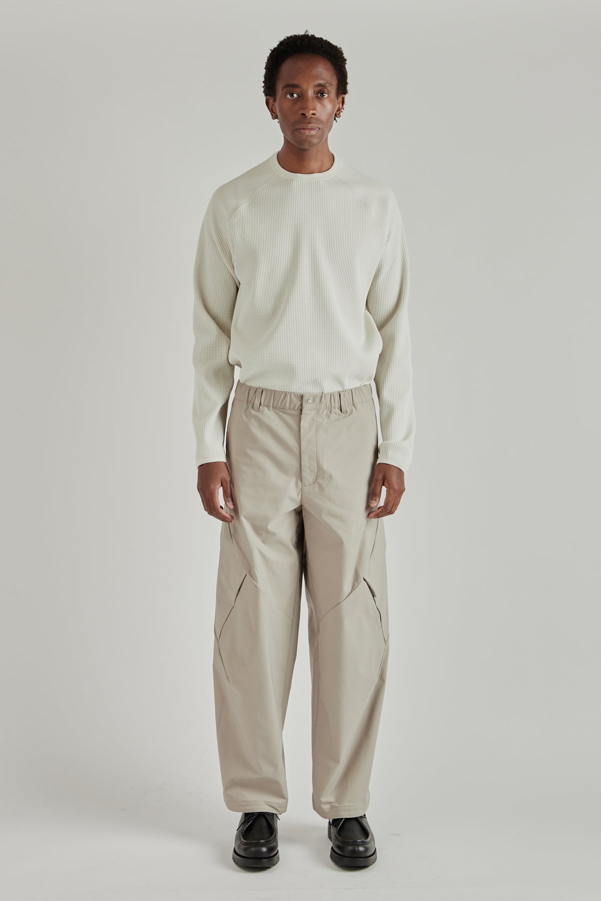 Pocket Double Weave Pants - Woody Beige