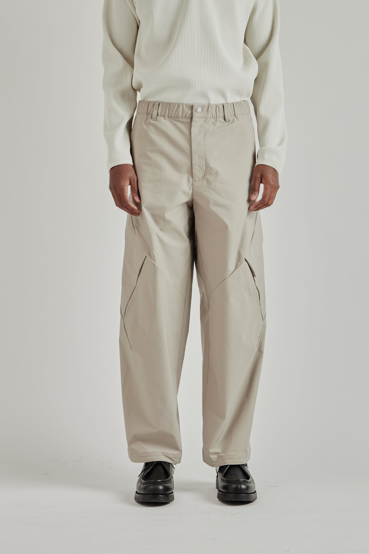 Pocket Double Weave Pants - Woody Beige
