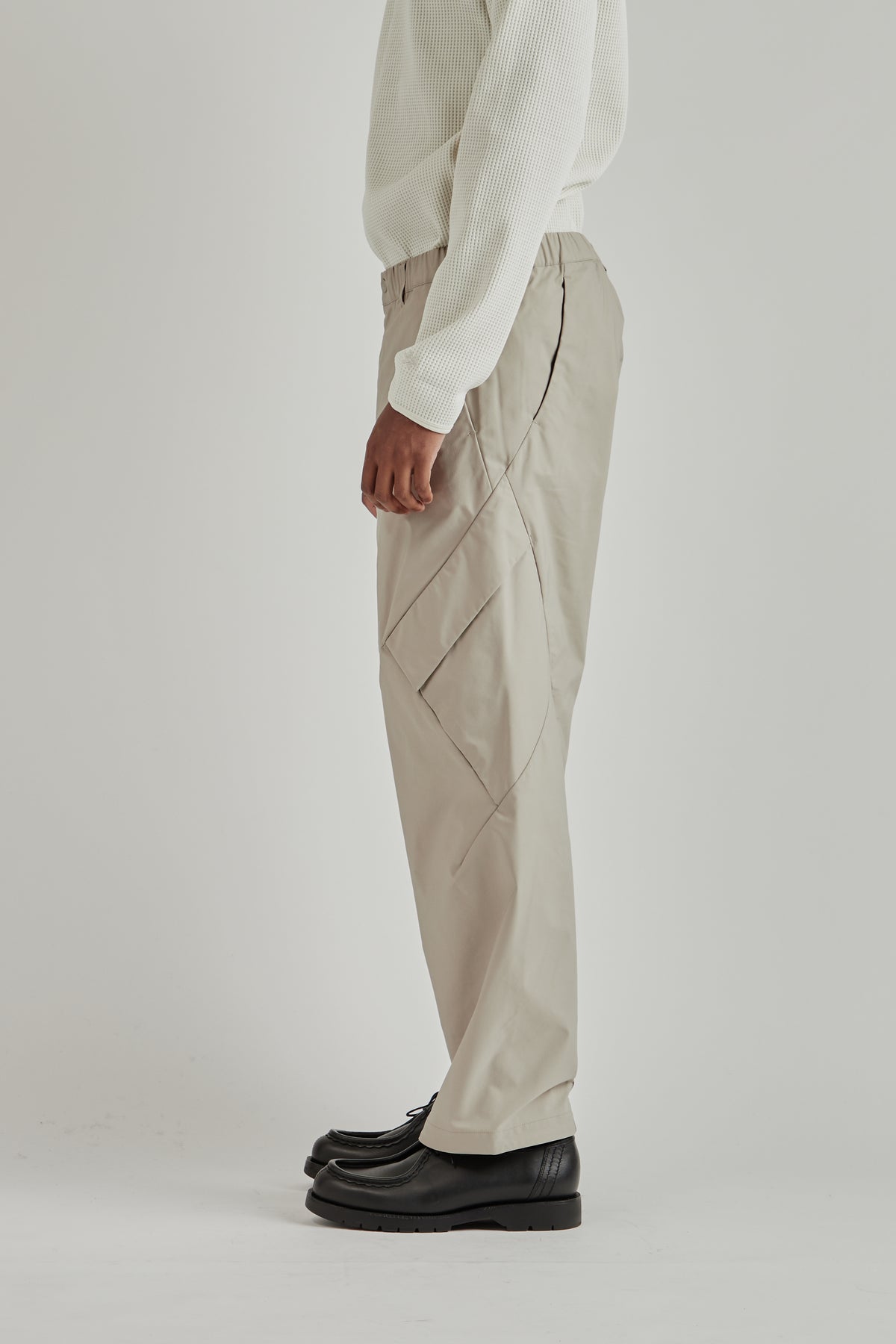 Pocket Double Weave Pants - Woody Beige