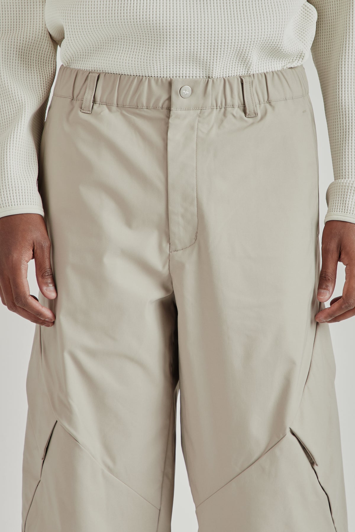 Pocket Double Weave Pants - Woody Beige