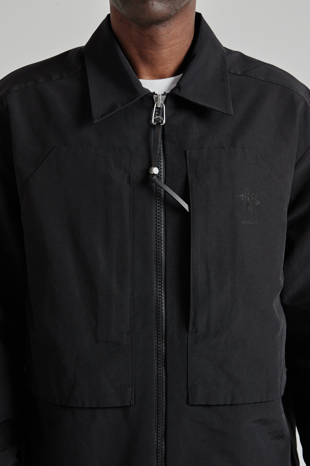 Goldwin OAMC SS25 Overshirt Black 08