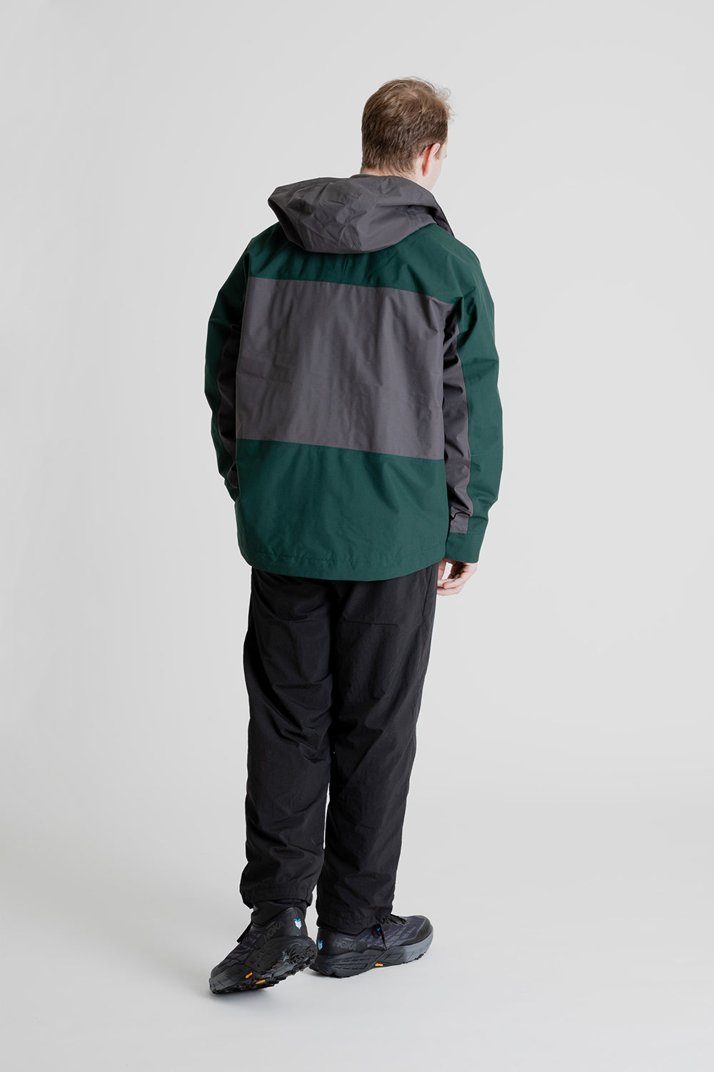 Goldwin Pertex Unlimited 2L Jacket in Sage x Deep Charcoal