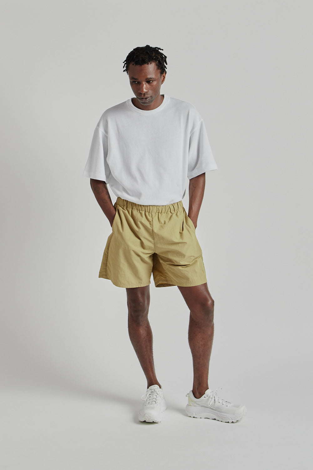 Goldwin SS25 Nylon Shorts Acid Oil 010