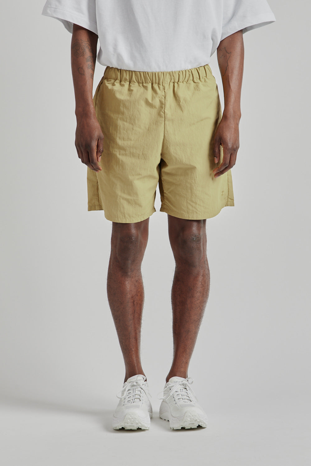 Goldwin SS25 Nylon Shorts Acid Oil 05