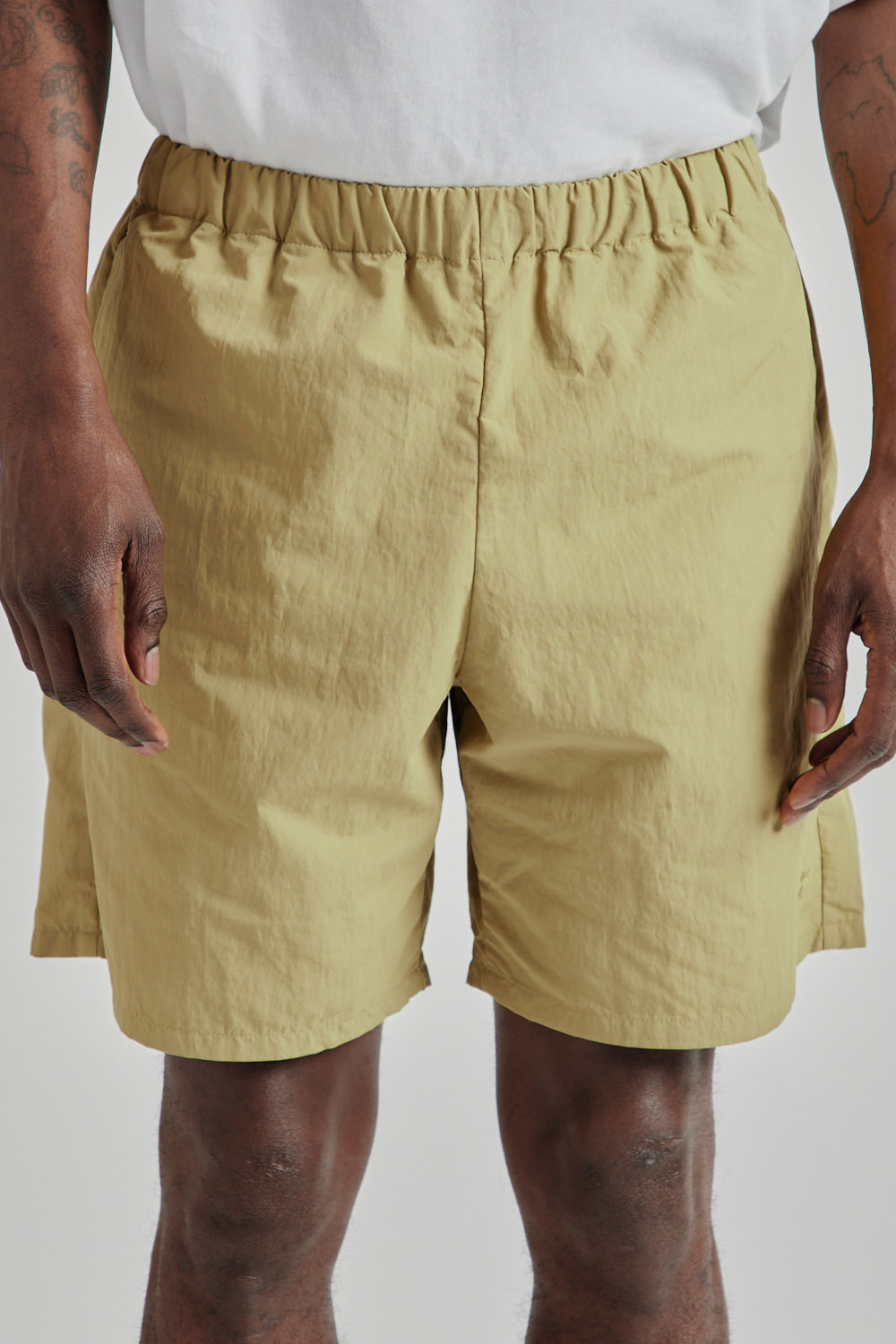 Goldwin SS25 Nylon Shorts Acid Oil 08