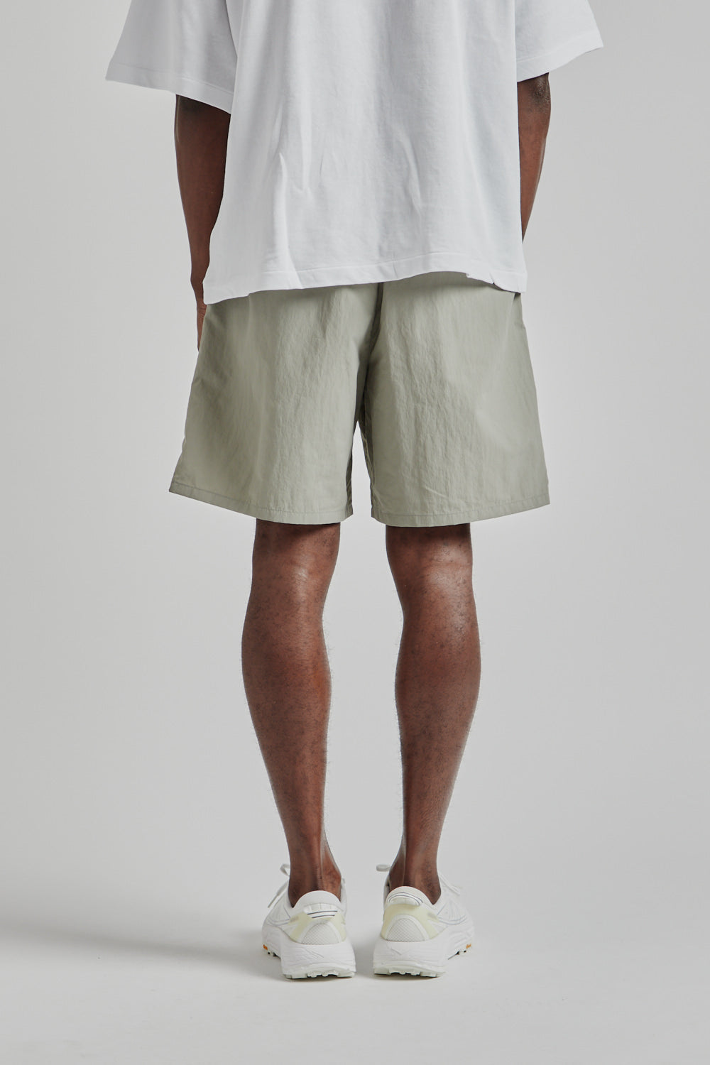 Goldwin SS25 Nylon Shorts Moon Mist 04