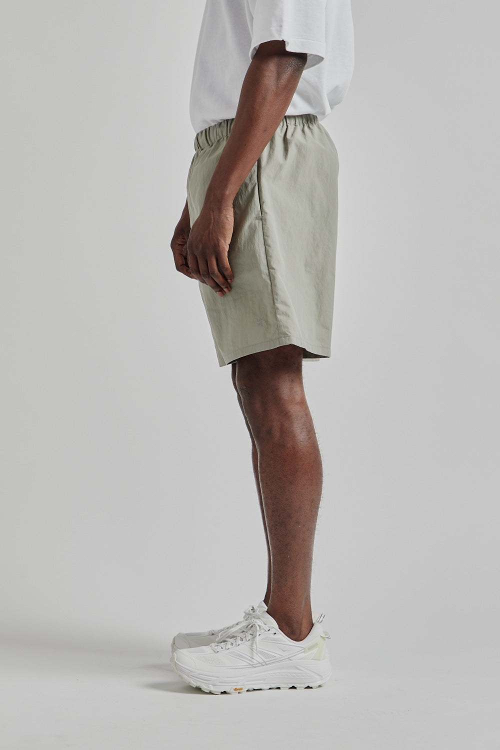 Goldwin SS25 Nylon Shorts Moon Mist 06