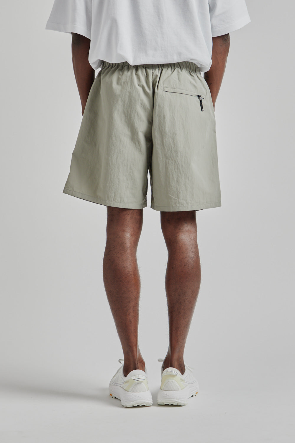 Goldwin SS25 Nylon Shorts Moon Mist 07