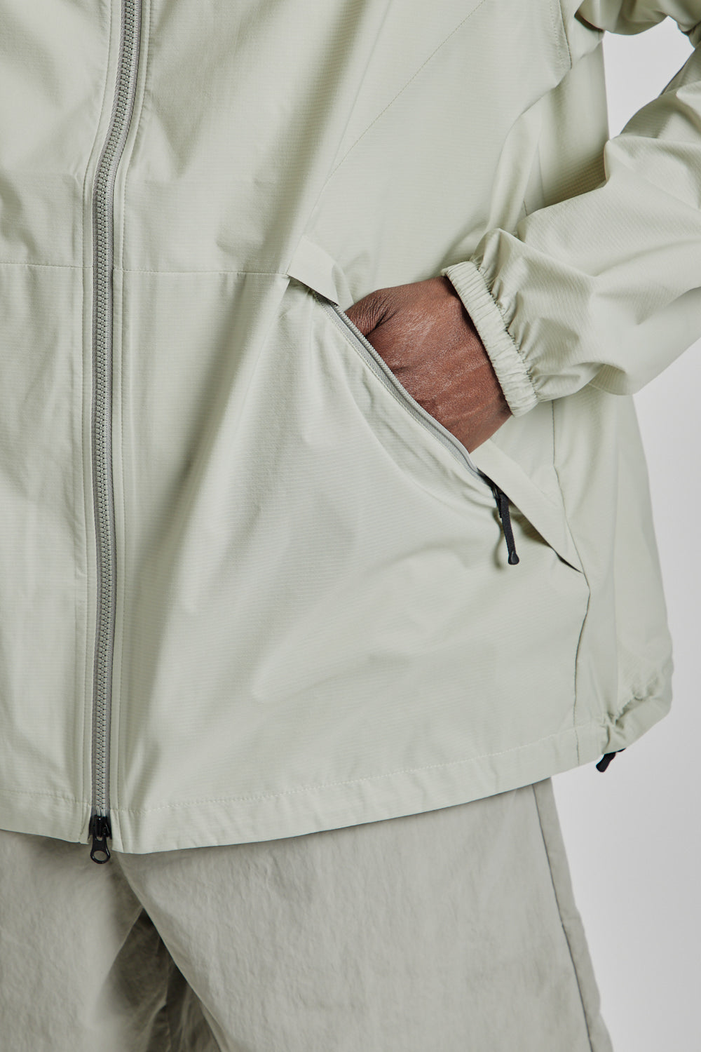 Goldwin Pertex Equilibrium Wind Jacket - Fog Beige | Wallace