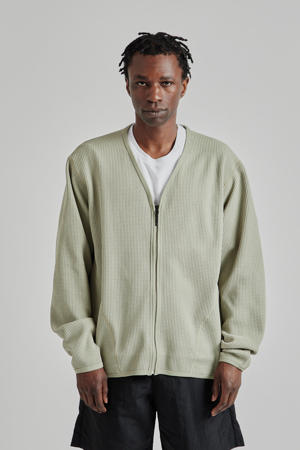 Goldwin SS25 WF Light Cardigan Oak Beige 02
