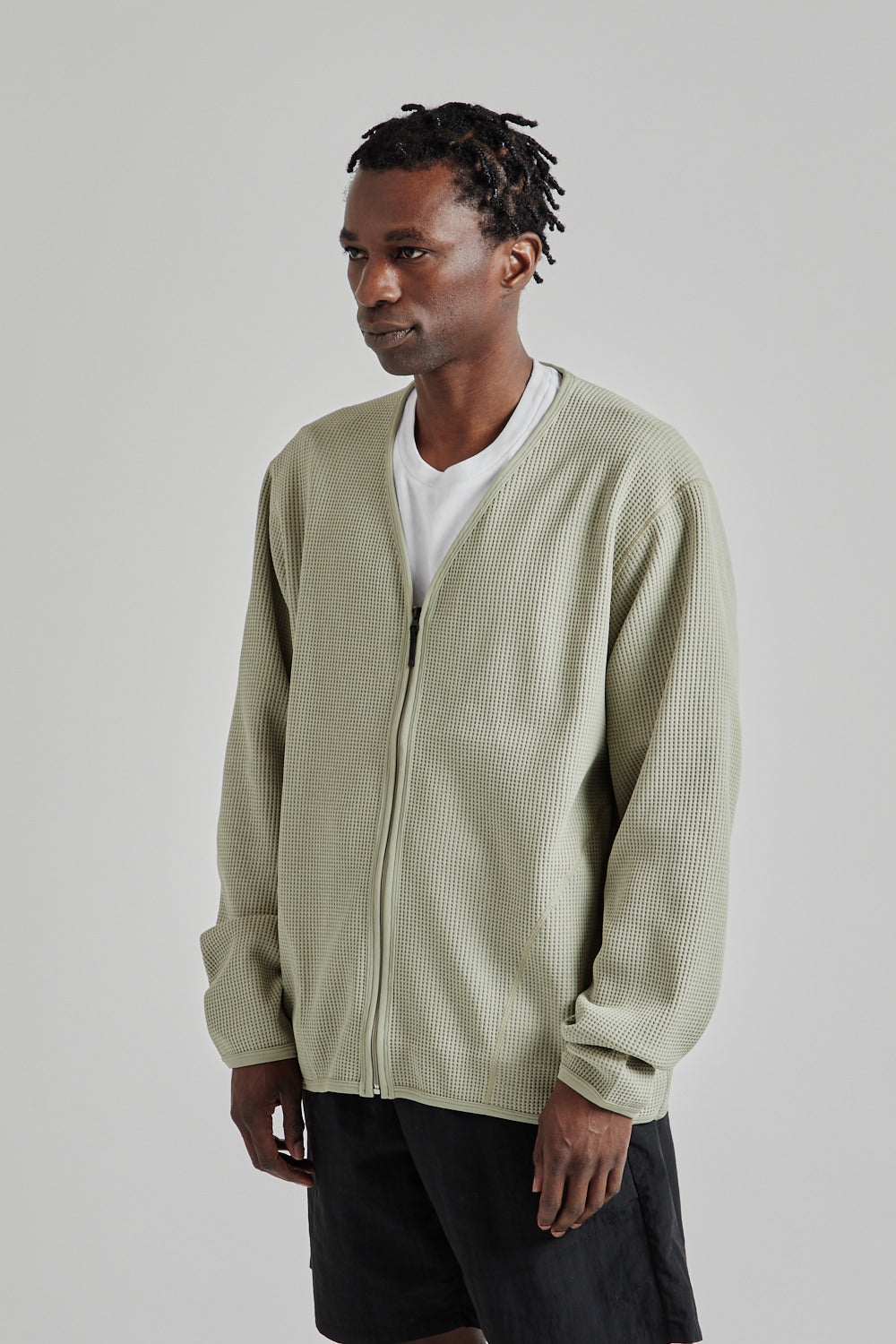 Goldwin SS25 WF Light Cardigan Oak Beige 03