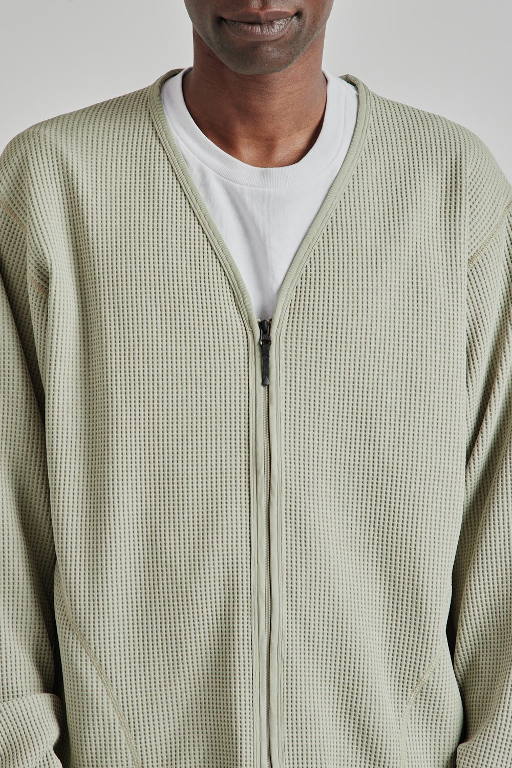 Goldwin SS25 WF Light Cardigan Oak Beige 06
