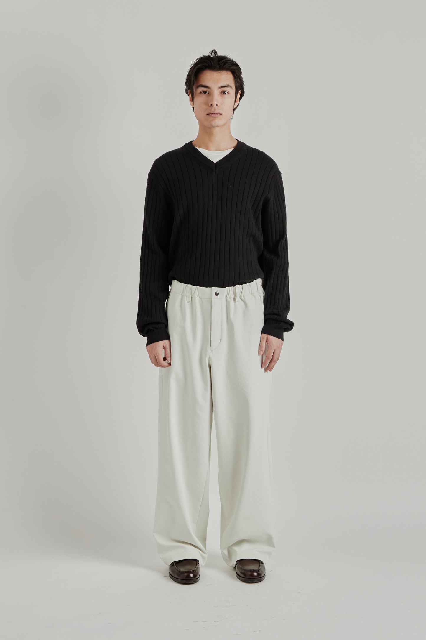 Goldwin SS26 Baggy Straight Pants Ivory1897