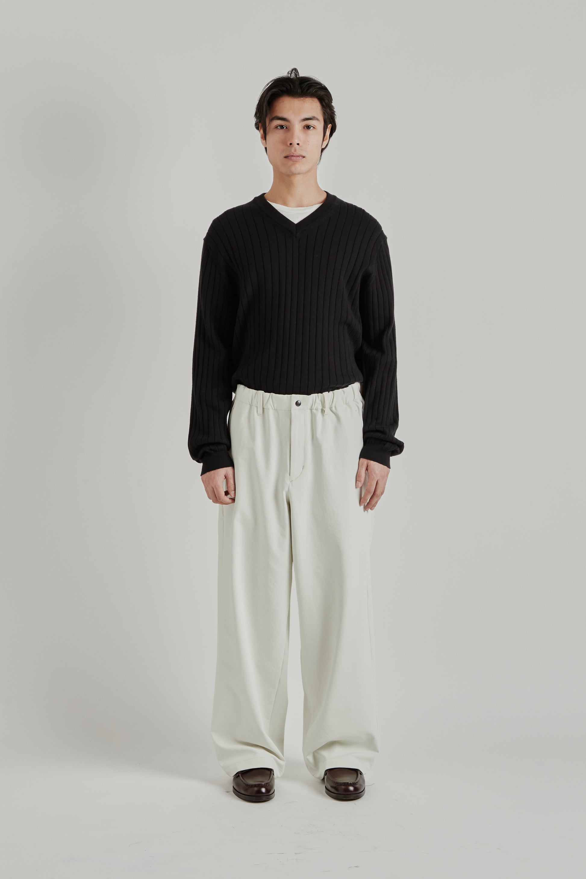 Goldwin SS26 Baggy Straight Pants Ivory1897
