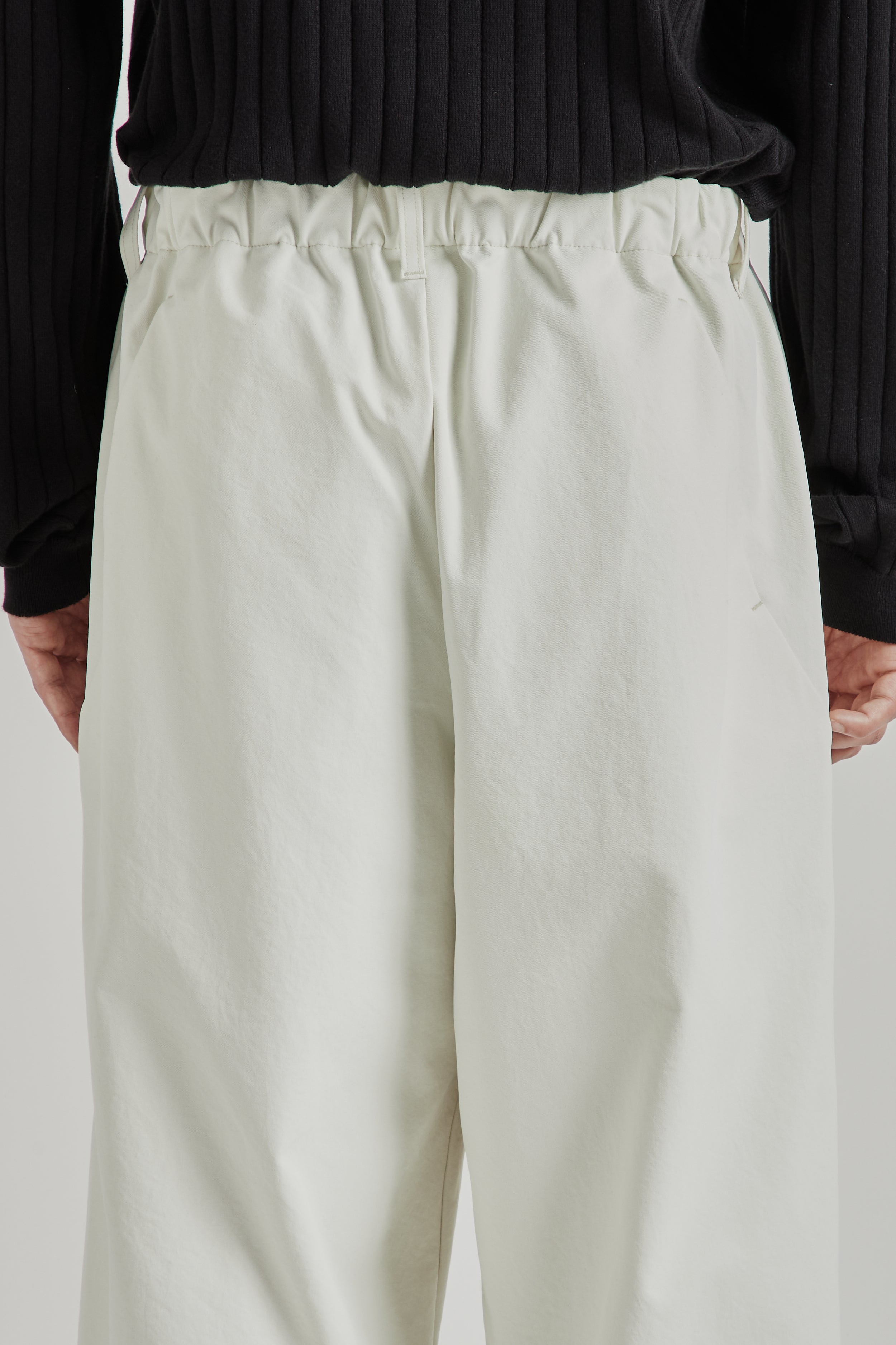 Goldwin Baggy Straight Pants - Ivory | Wallace Mercantile Shop