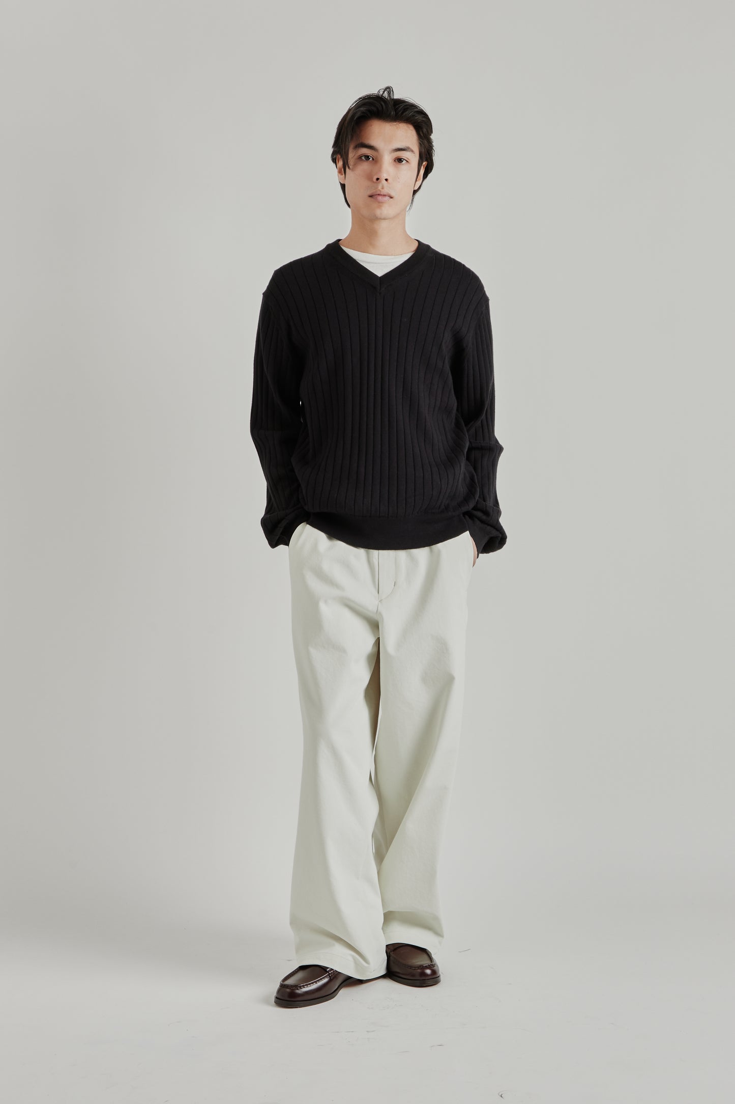 Goldwin SS26 Baggy Straight Pants Ivory1914