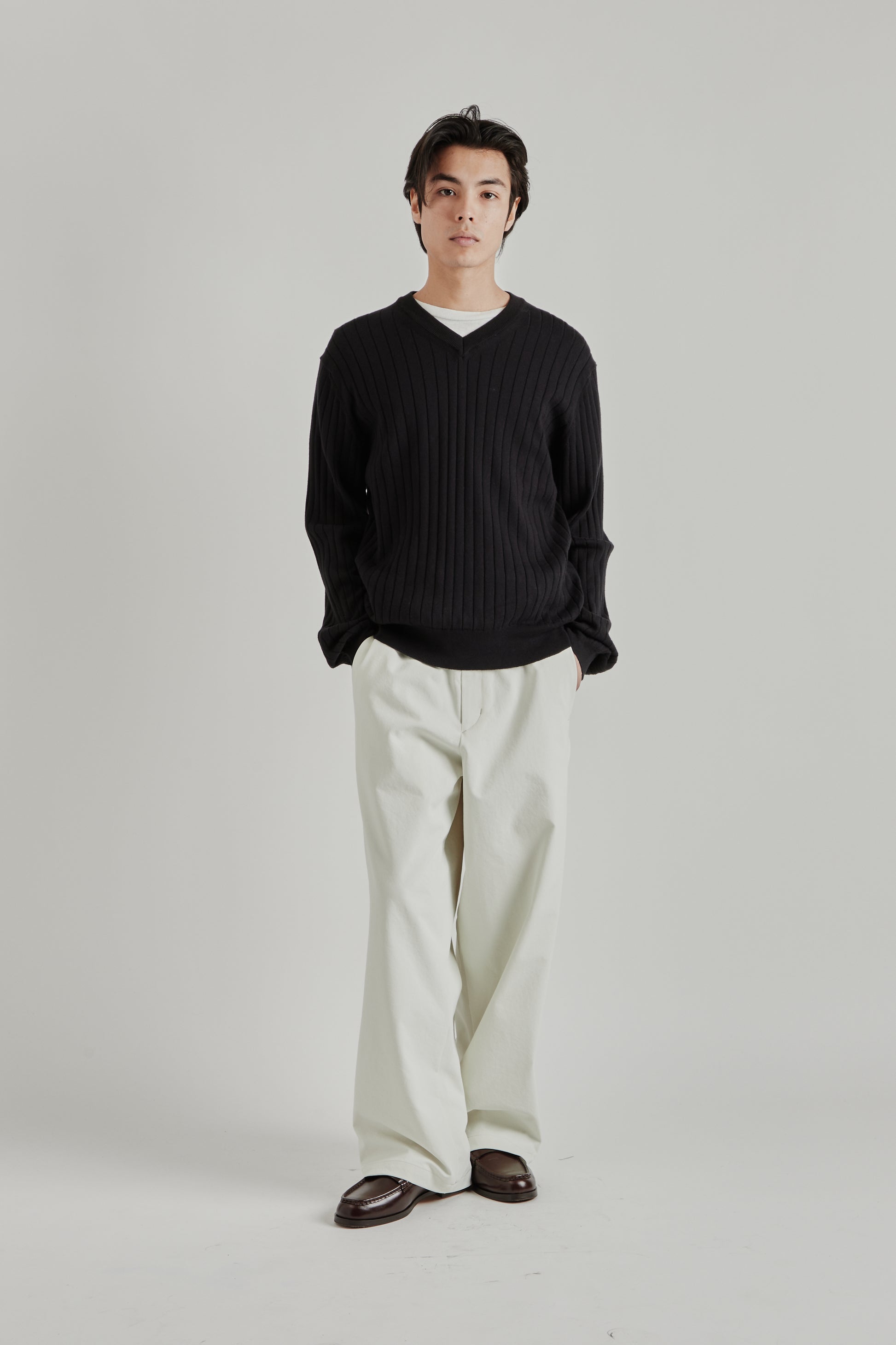 Goldwin SS26 Baggy Straight Pants Ivory1914