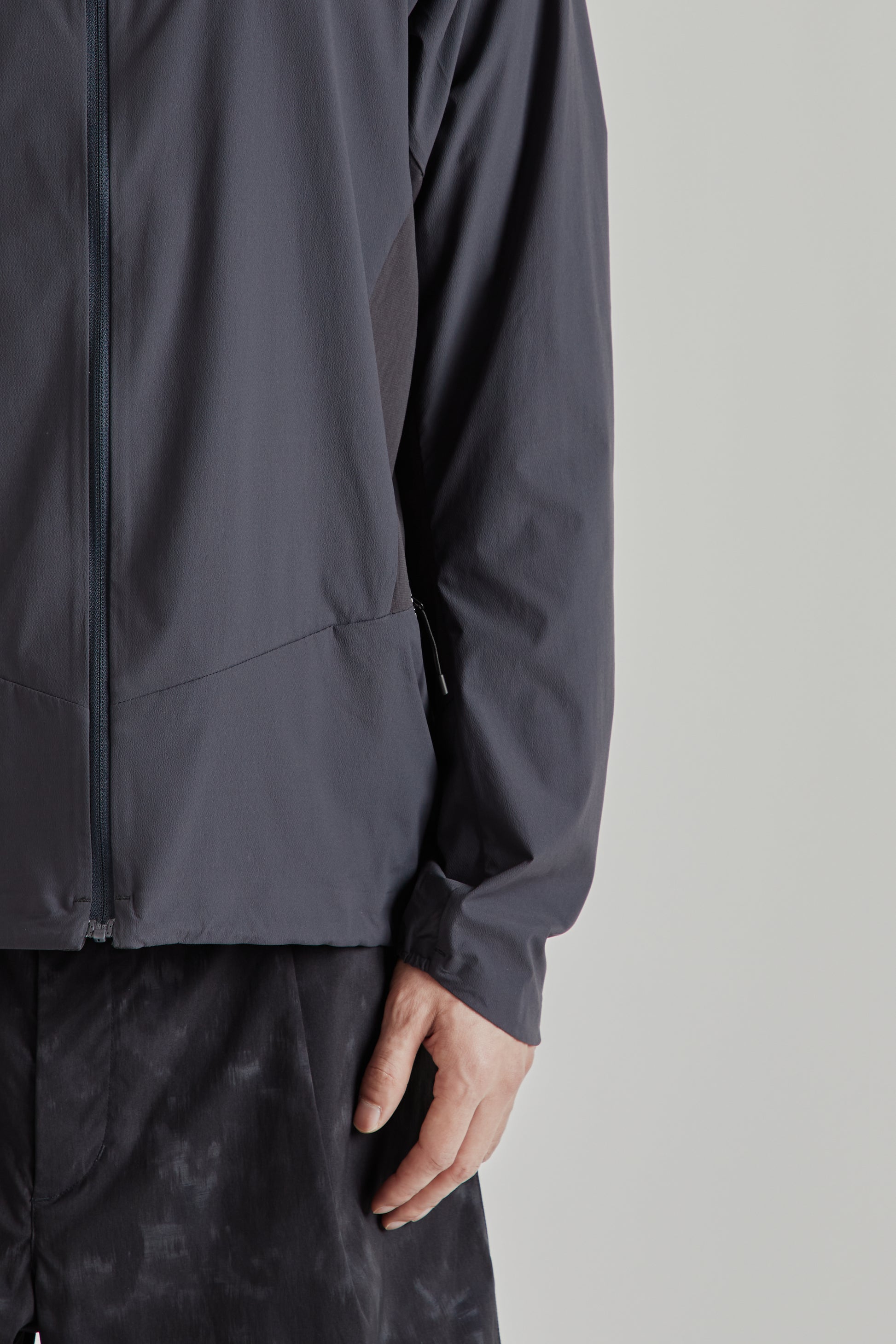 Goldwin SS26 Eris Hybrid Jacket Ebony Gray1852