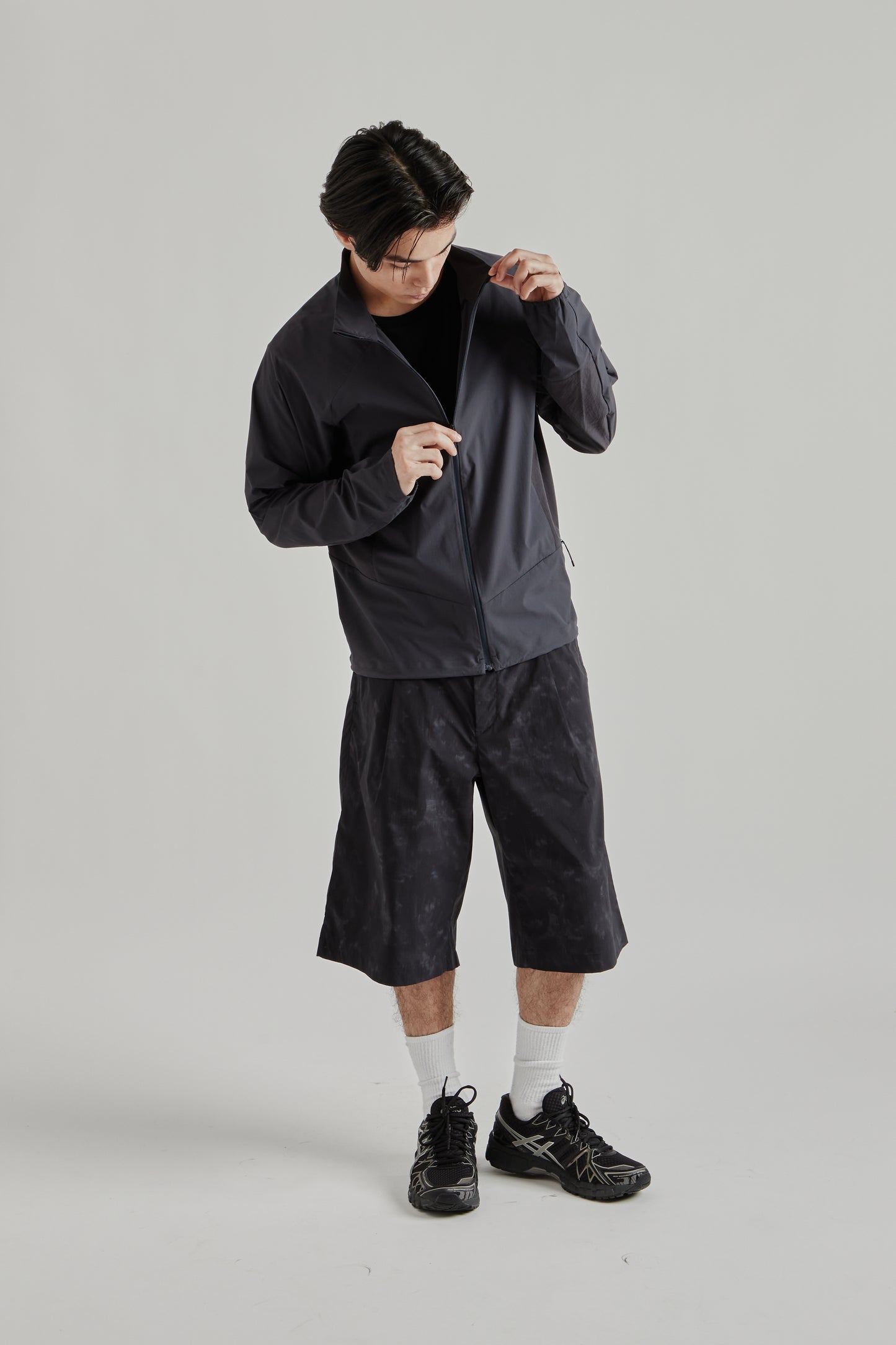 Goldwin SS26 Eris Hybrid Jacket Ebony Gray1856