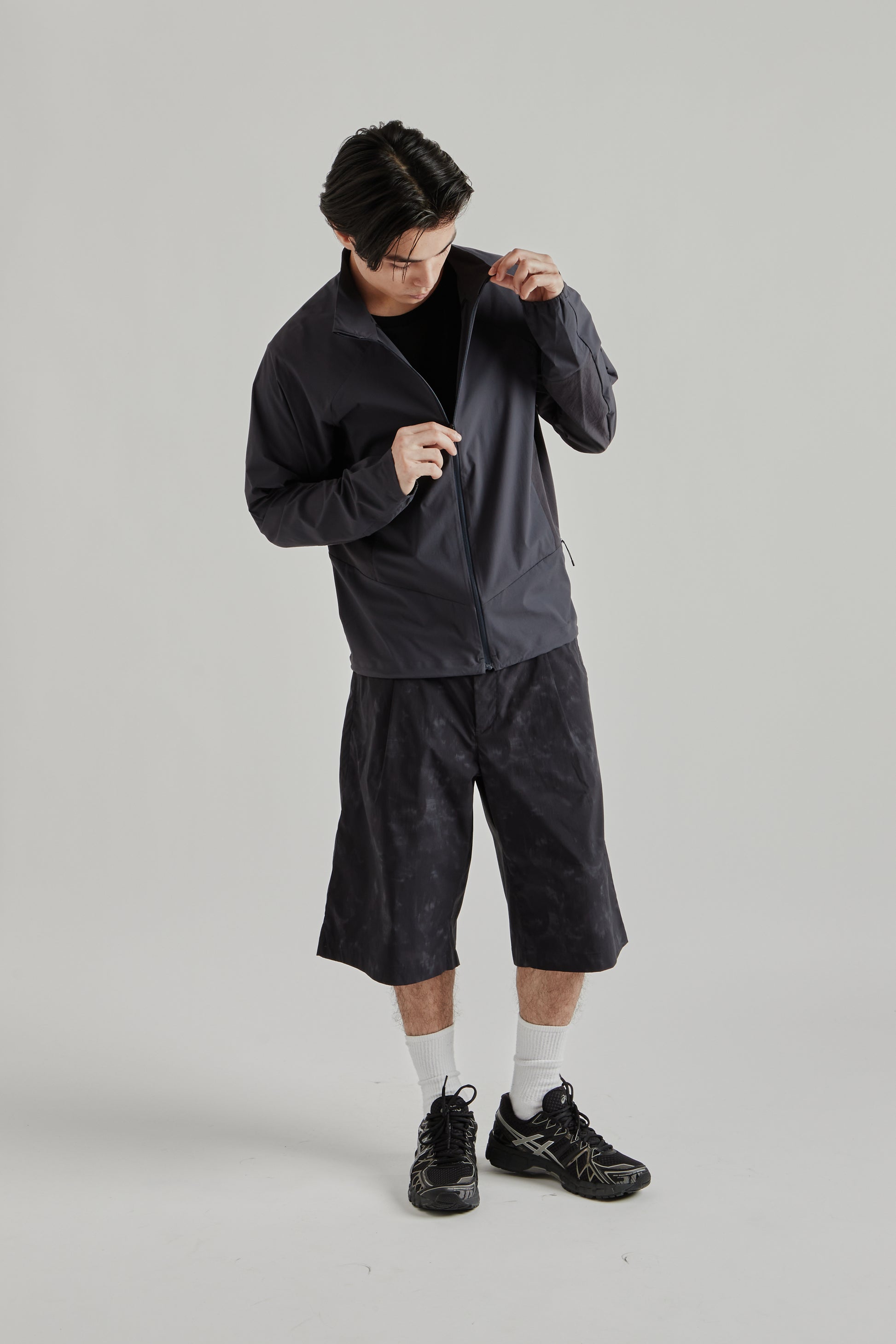Goldwin SS26 Eris Hybrid Jacket Ebony Gray1856