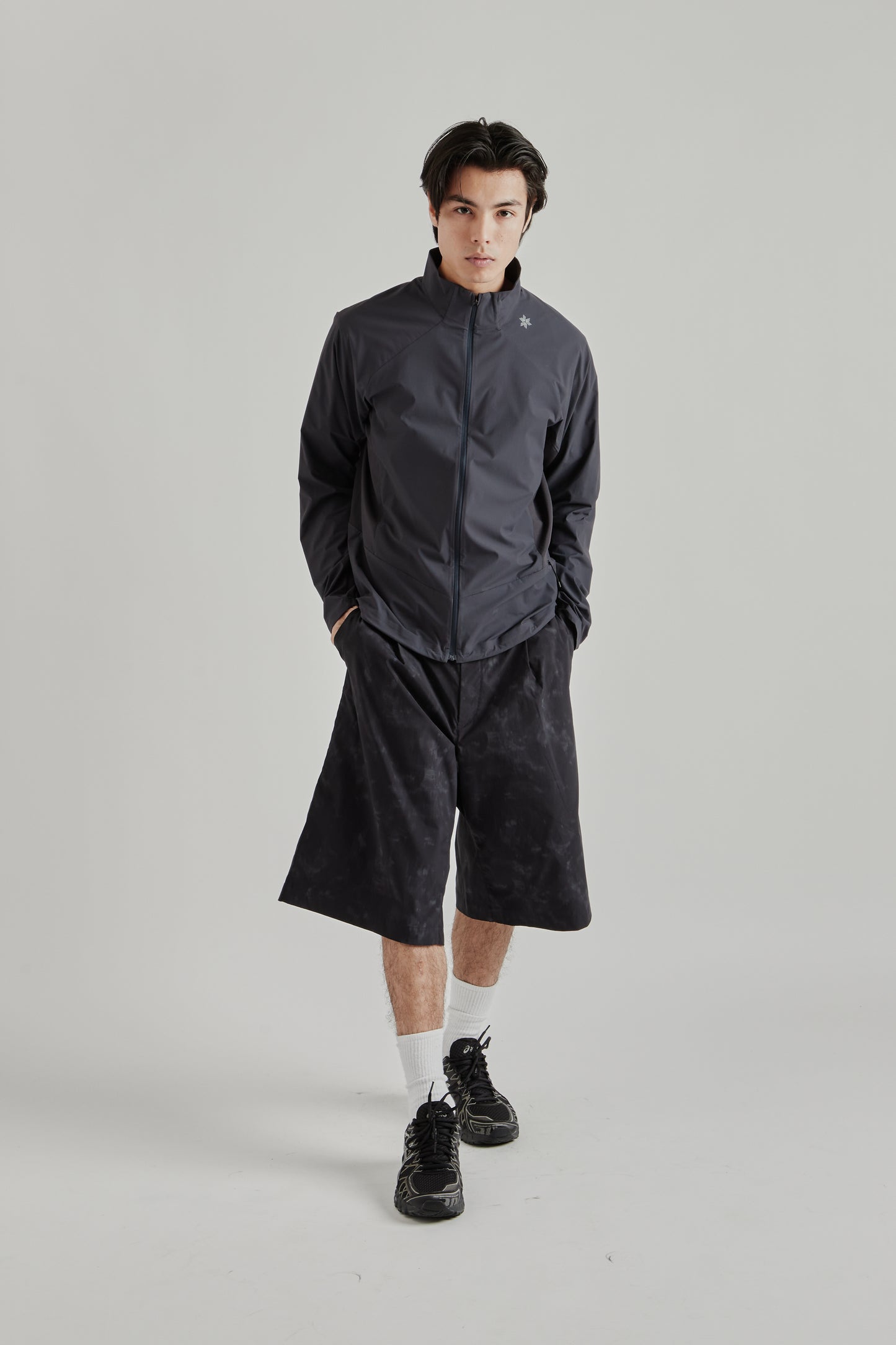 Goldwin SS26 Eris Hybrid Jacket Ebony Gray1861