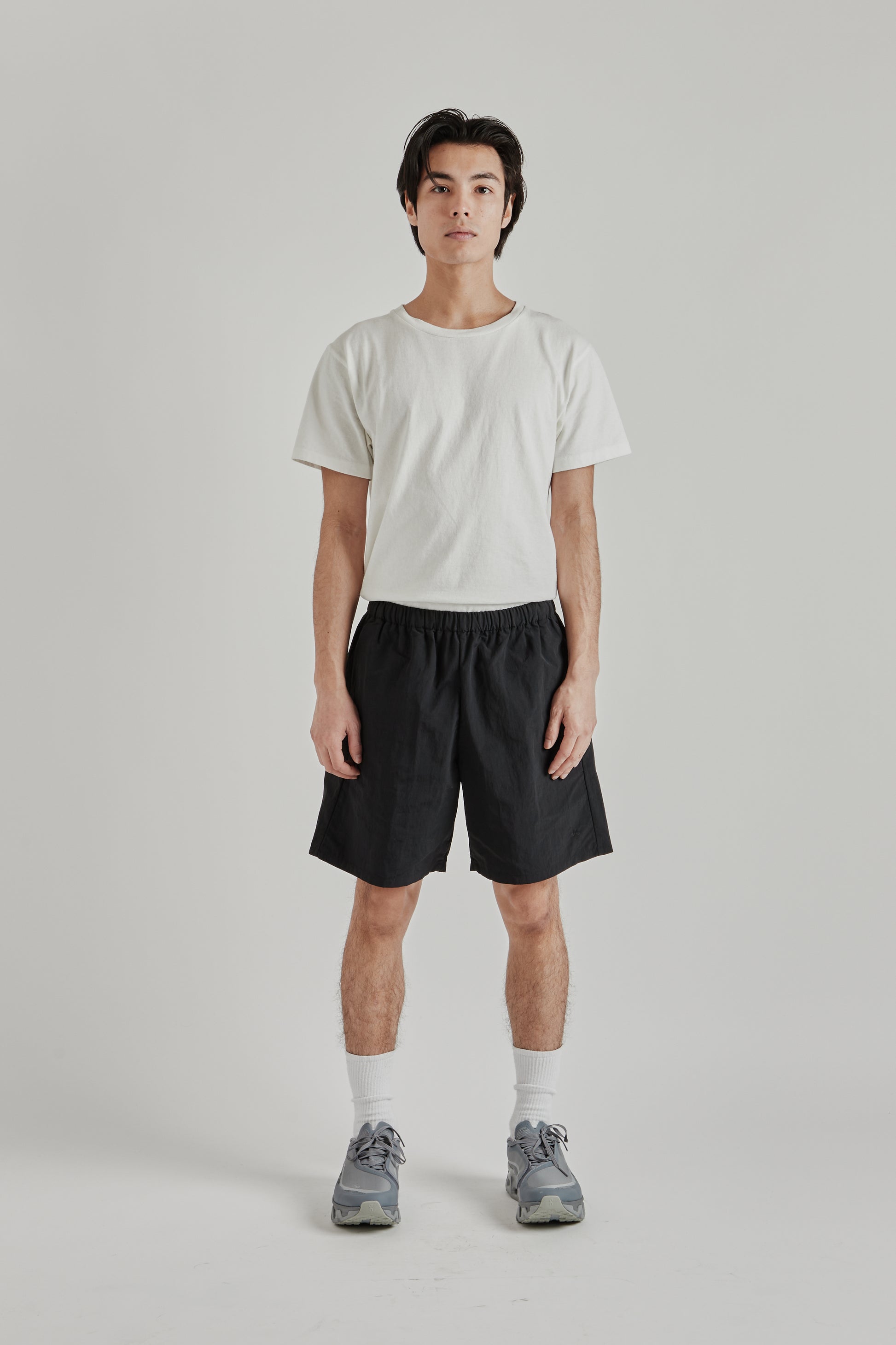 Goldwin SS26 Nylon Shorts Black1678