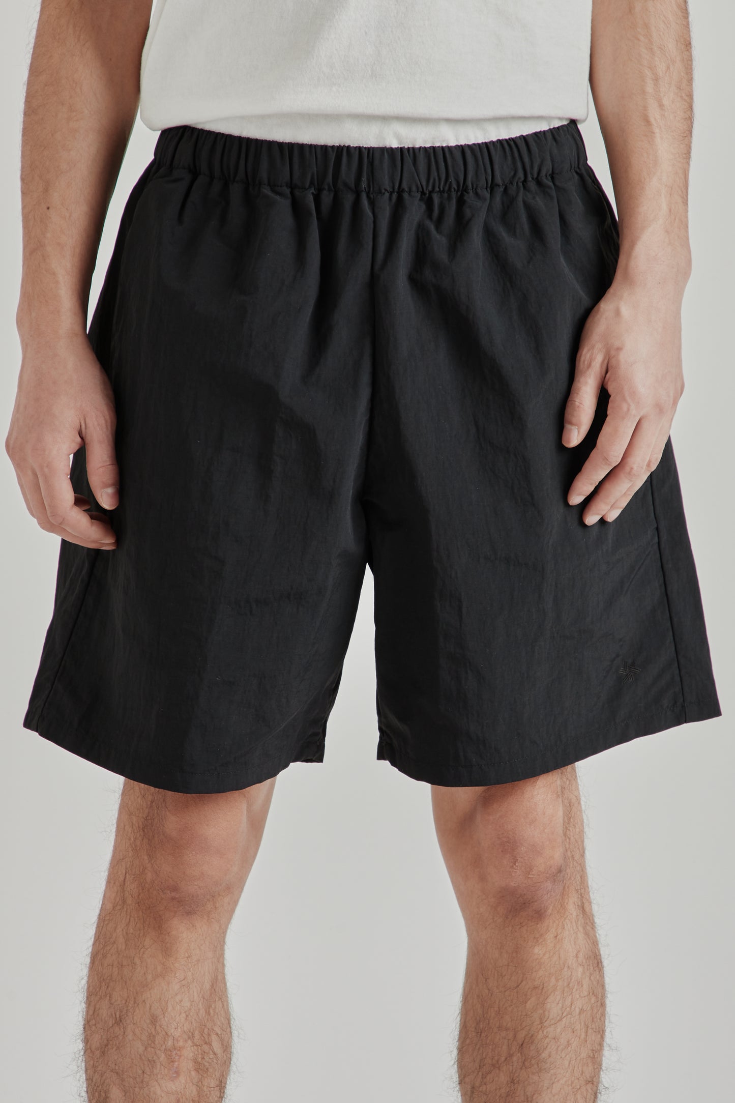 Goldwin SS26 Nylon Shorts Black1692