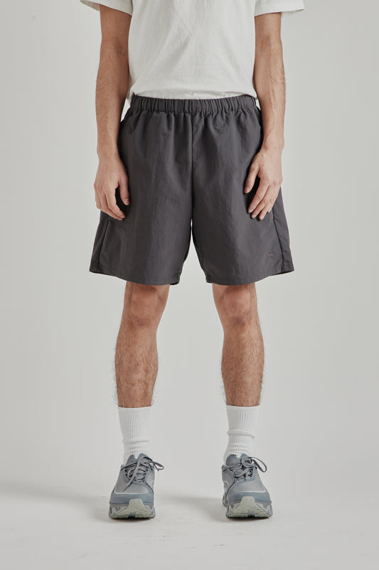 Goldwin SS26 Nylon Shorts Deep Charcoal1658