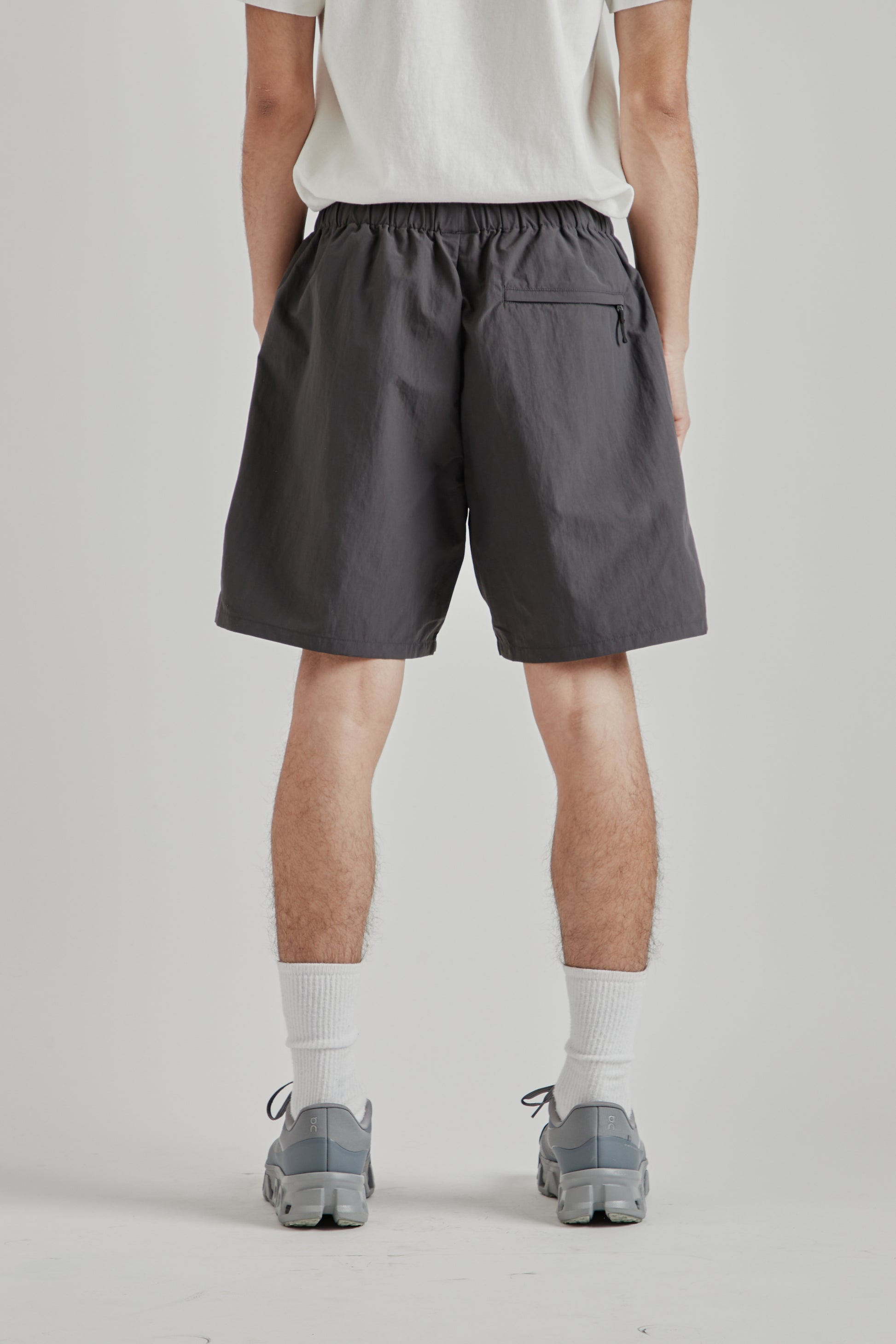 Goldwin SS26 Nylon Shorts Deep Charcoal1665