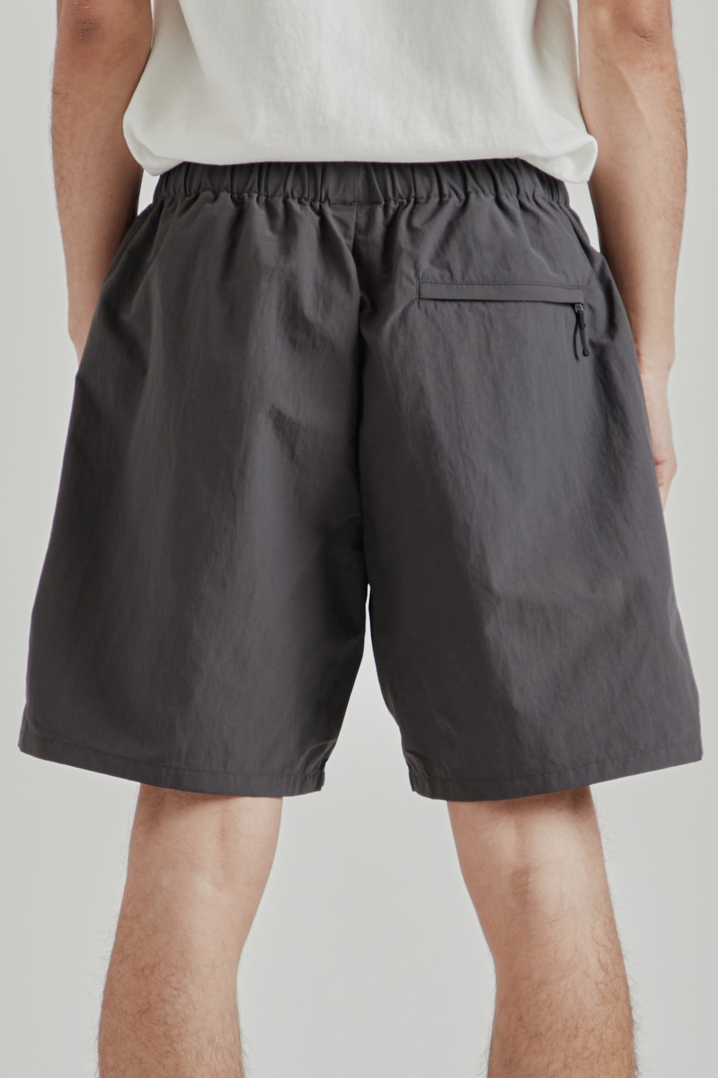 Goldwin SS26 Nylon Shorts Deep Charcoal1666