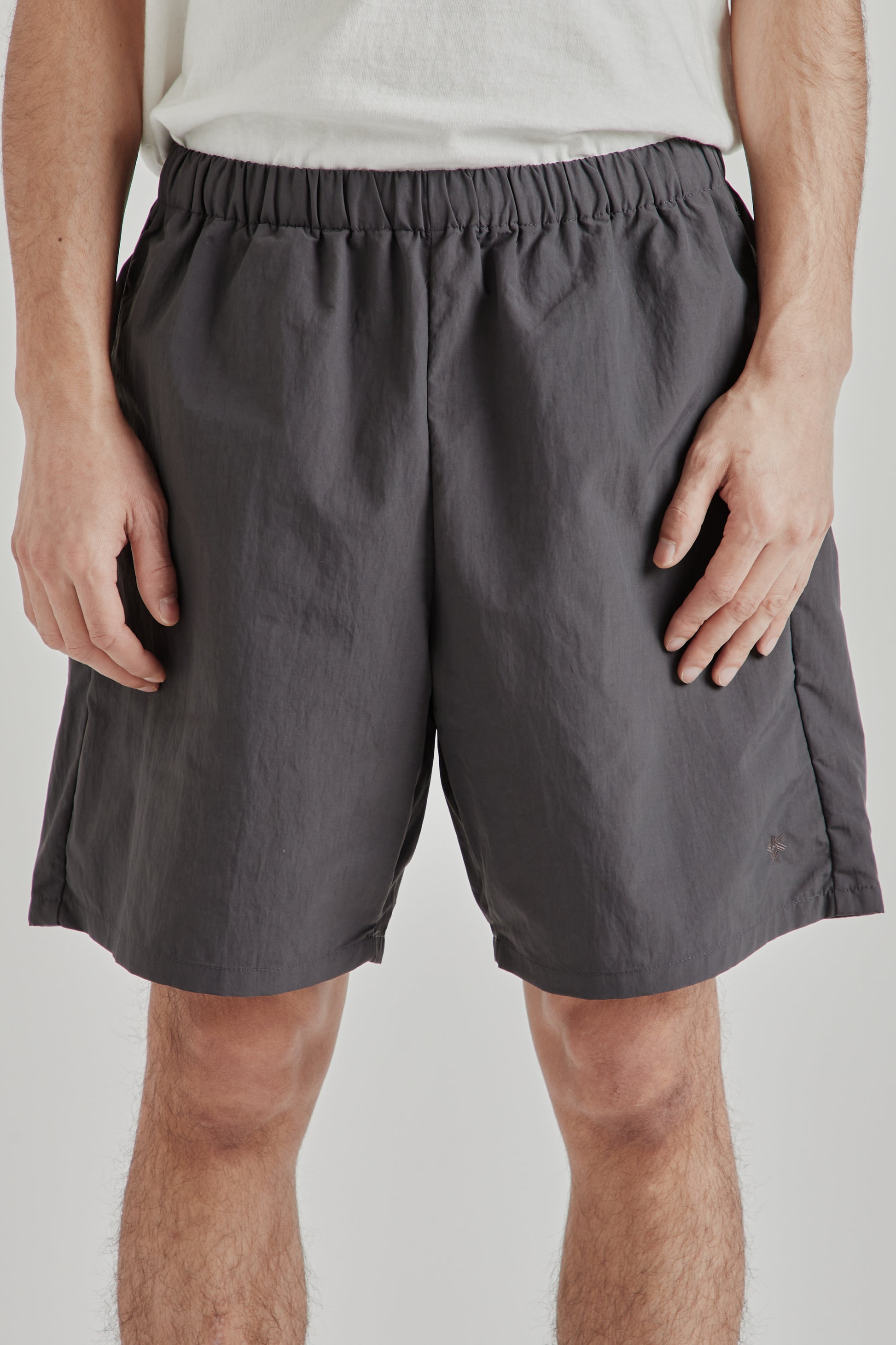 Goldwin SS26 Nylon Shorts Deep Charcoal1667