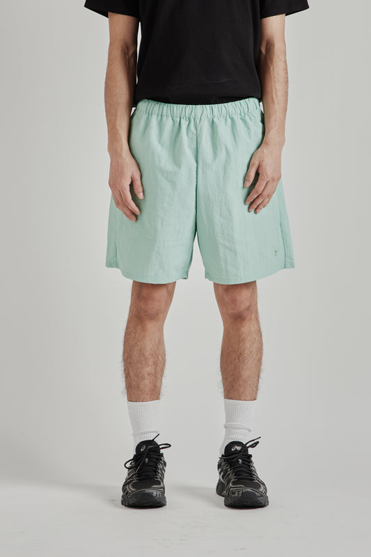 Goldwin SS26 Nylon Shorts Opal Green1734