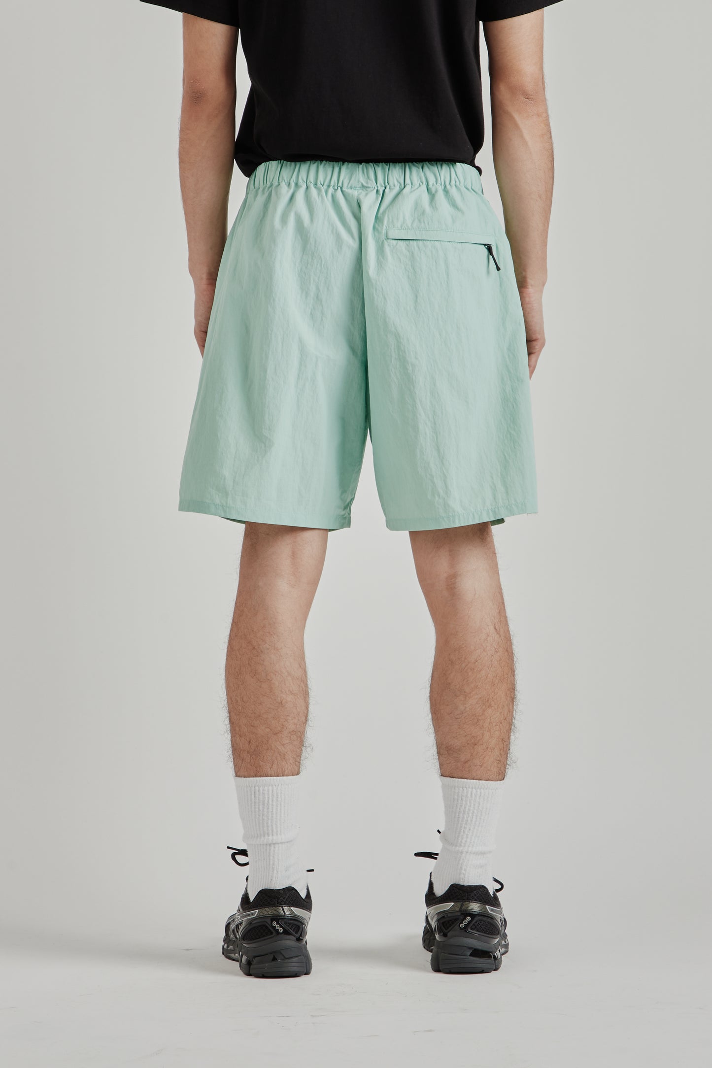 Goldwin SS26 Nylon Shorts Opal Green1741