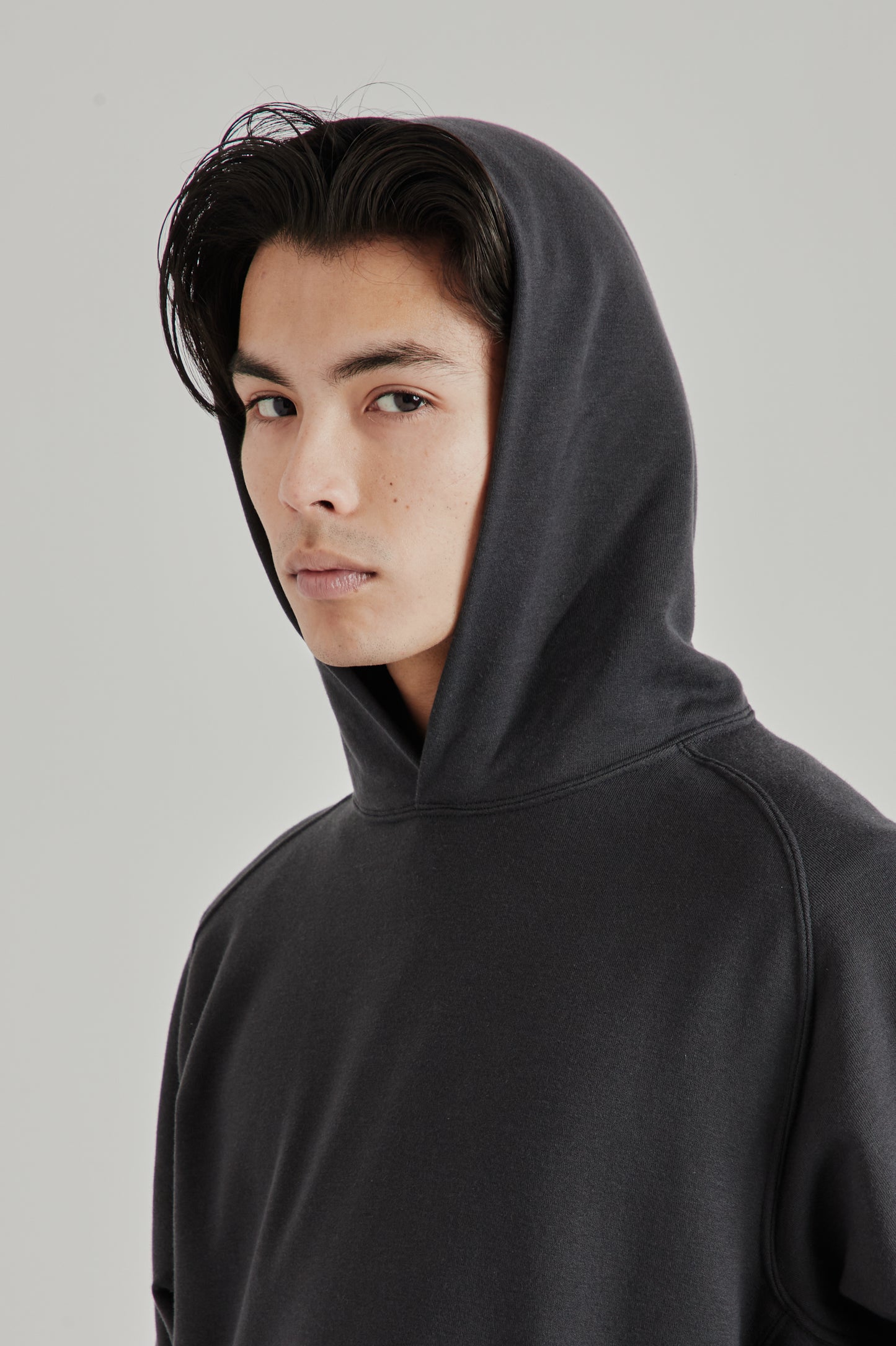 Goldwin SS26 Re-Optimum Sweat Hoodie Ink Black1878