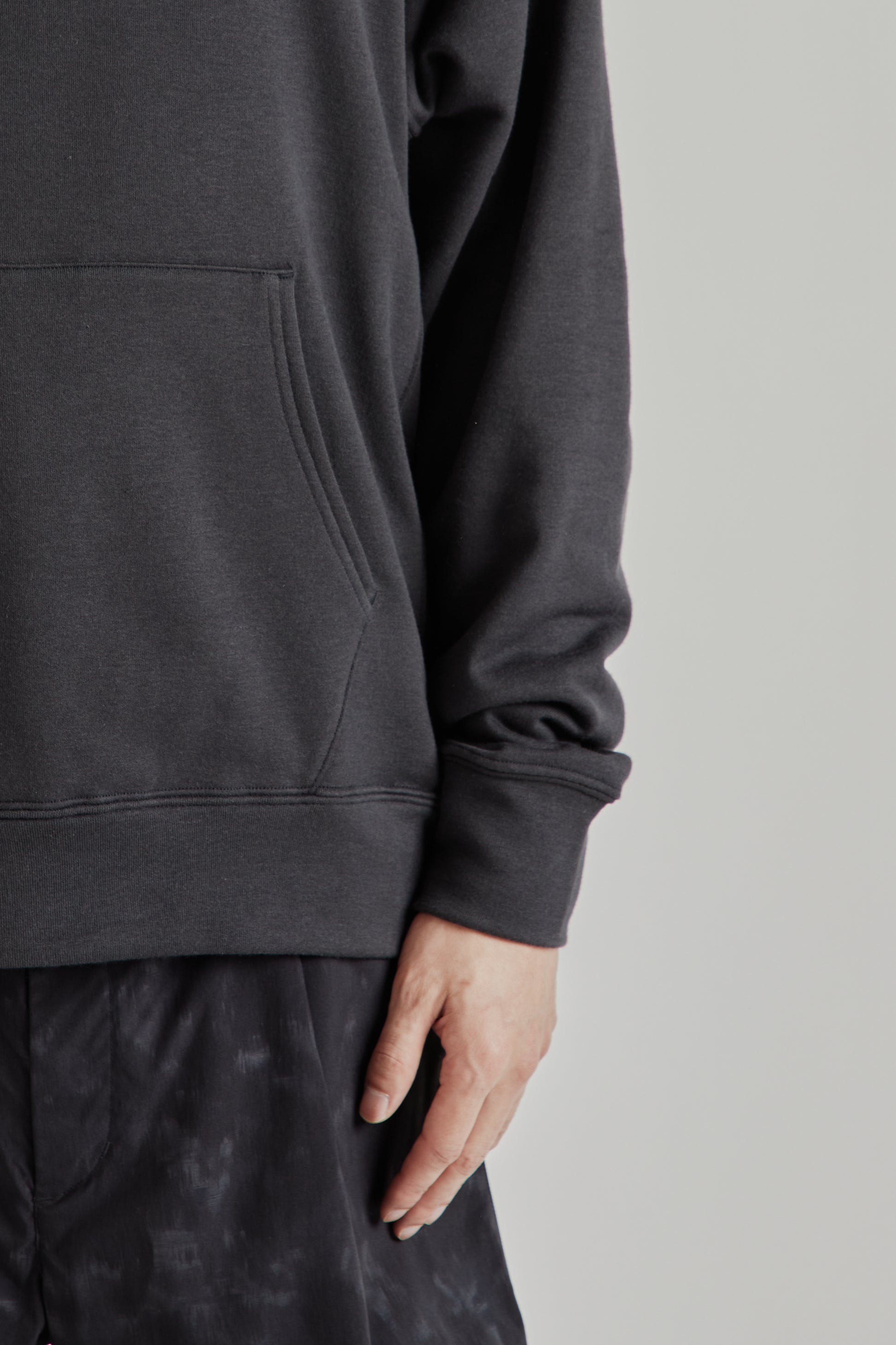 Goldwin SS26 Re-Optimum Sweat Hoodie Ink Black1885