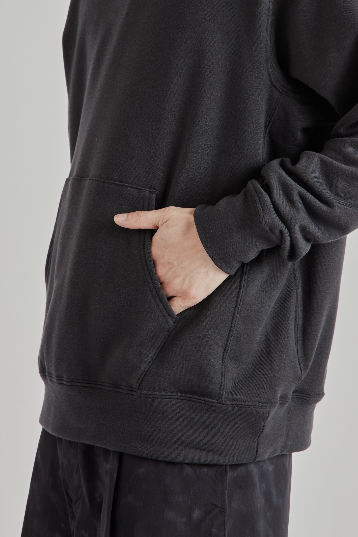 Goldwin SS26 Re-Optimum Sweat Hoodie Ink Black1886