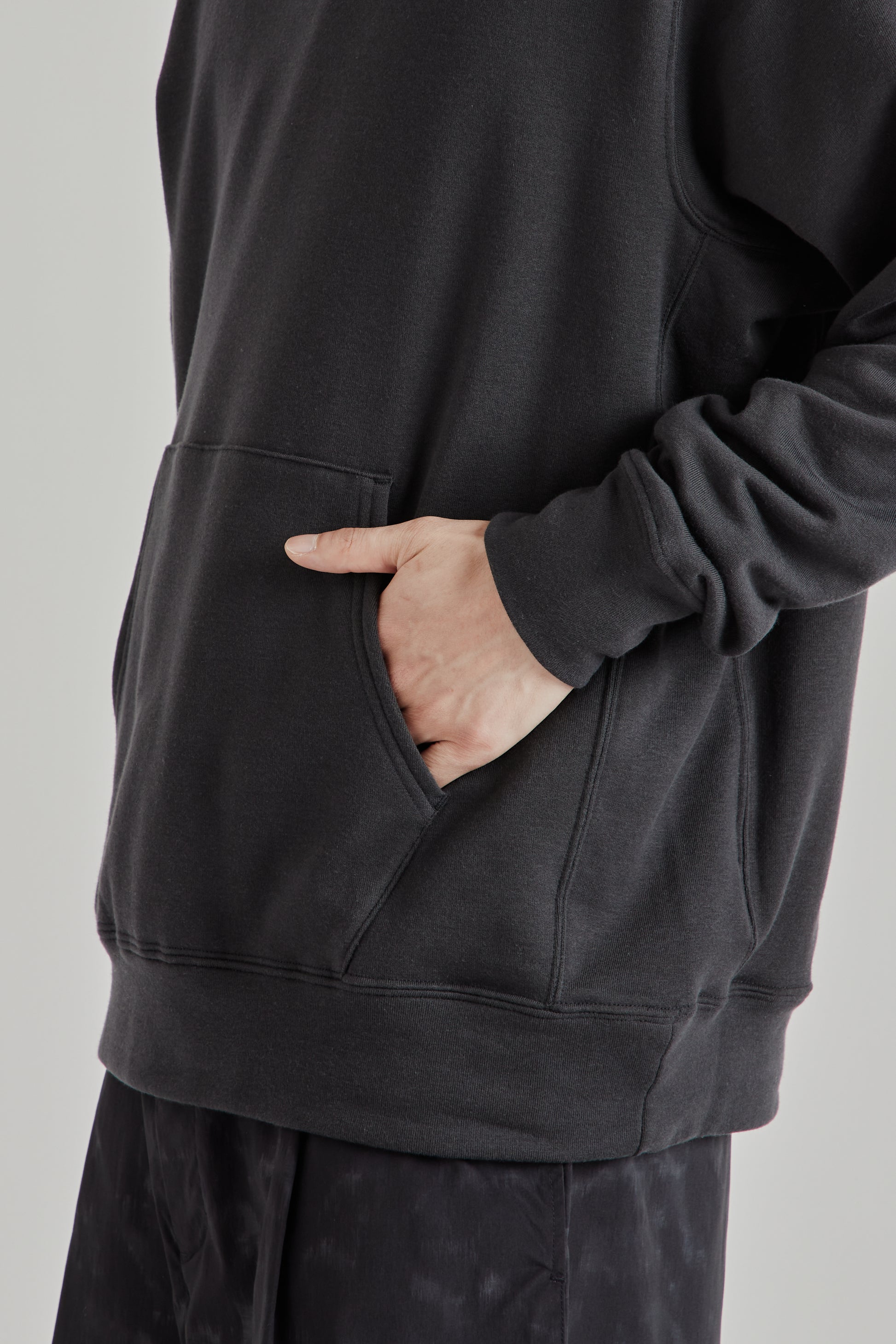 Goldwin SS26 Re-Optimum Sweat Hoodie Ink Black1886