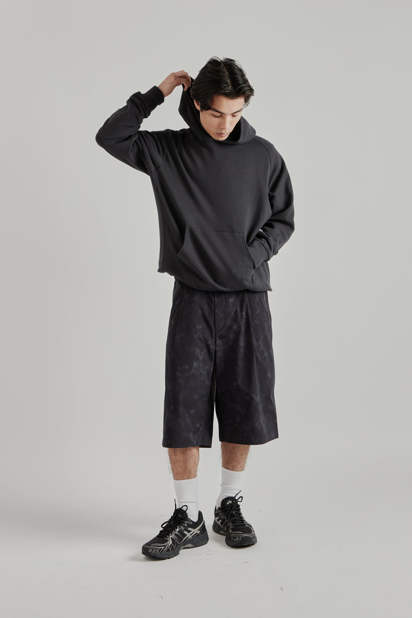 Goldwin SS26 Re-Optimum Sweat Hoodie Ink Black1891
