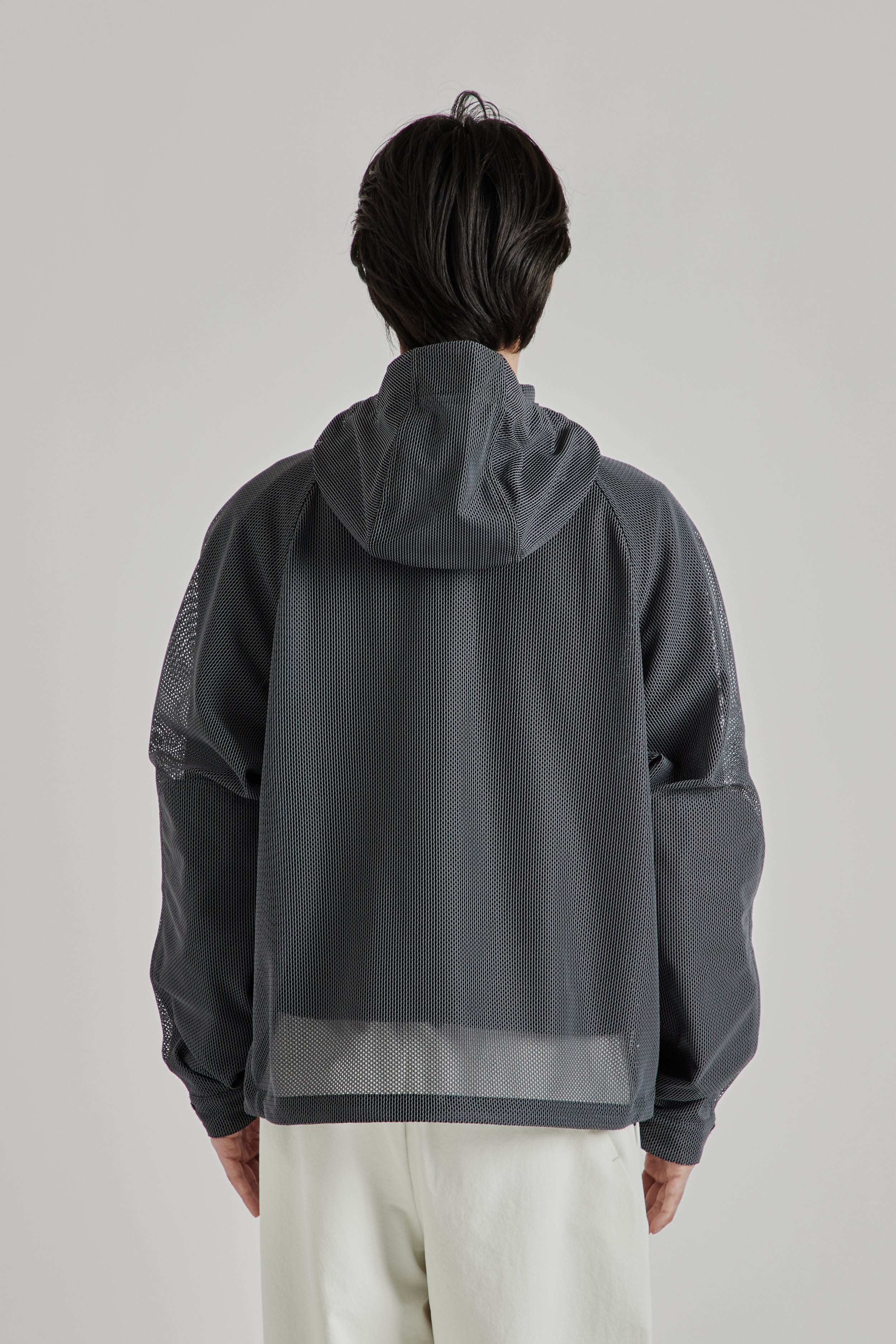 Goldwin Tonalith Mesh Hooded Jacket - Black | Wallace Mercantile Shop