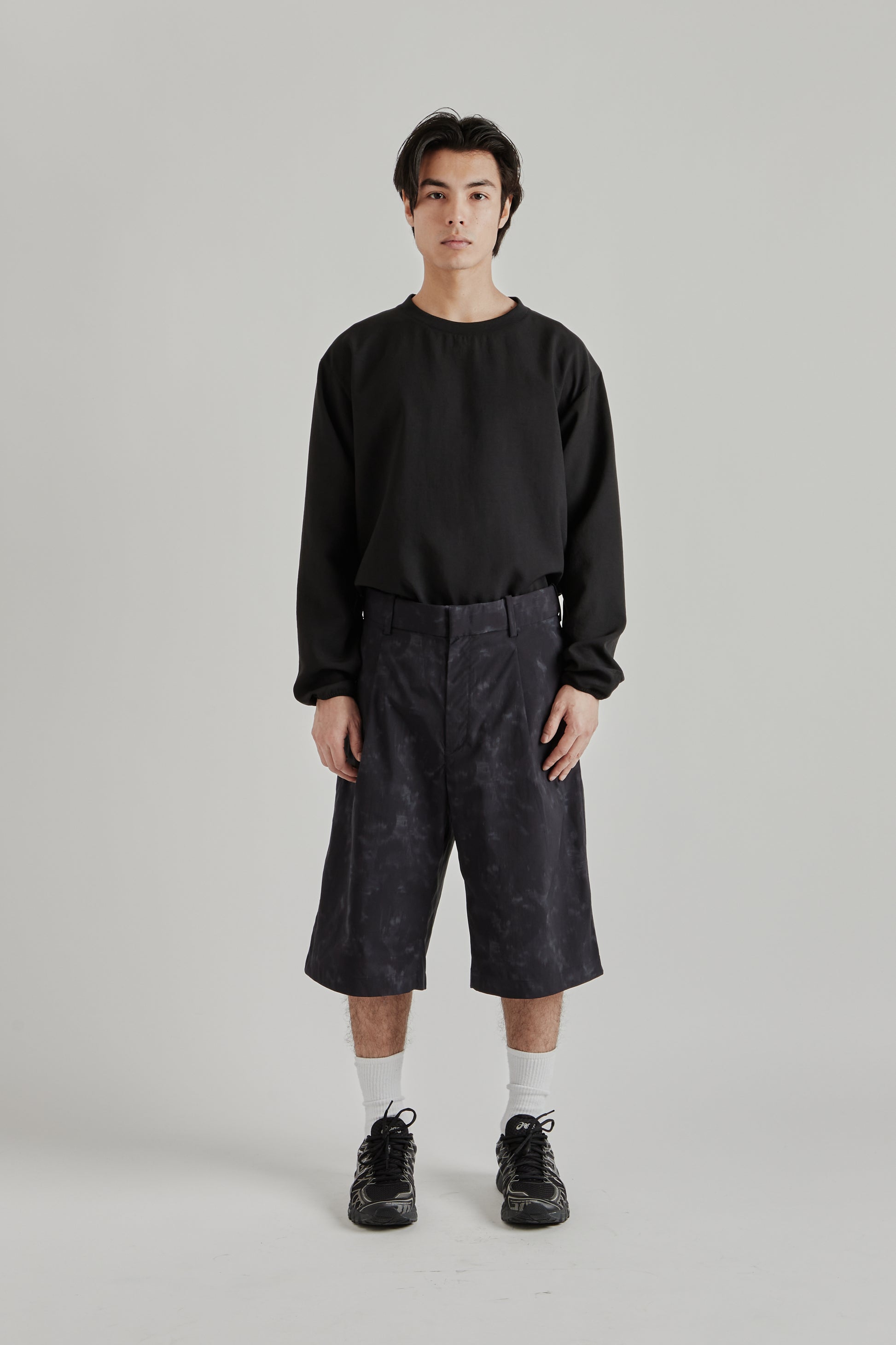 Goldwin SS26 Yurameki Shorts Black1809