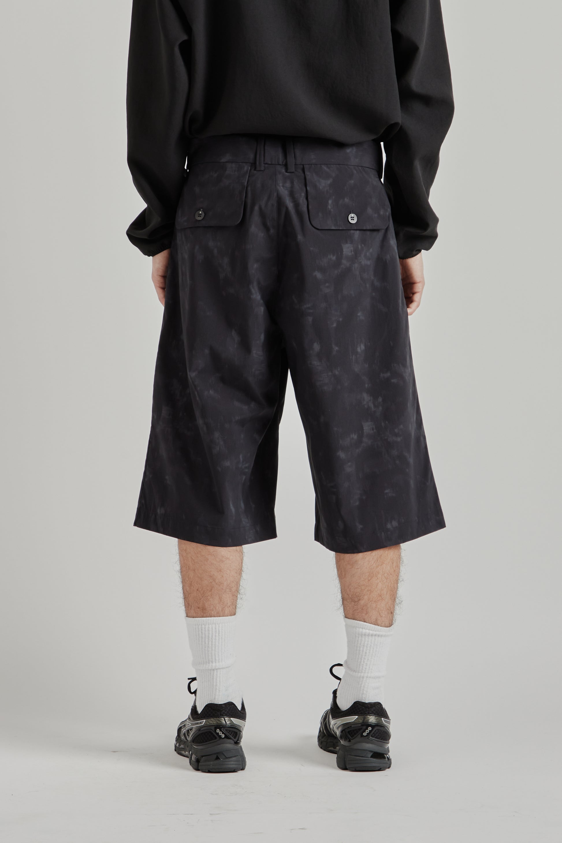 Goldwin SS26 Yurameki Shorts Black1817
